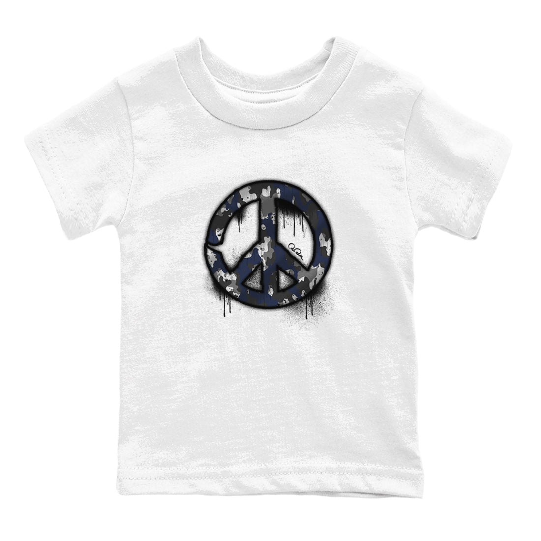 Peace Sign snkmatch Tee Kids - Air Jordan 5 Georgetown
