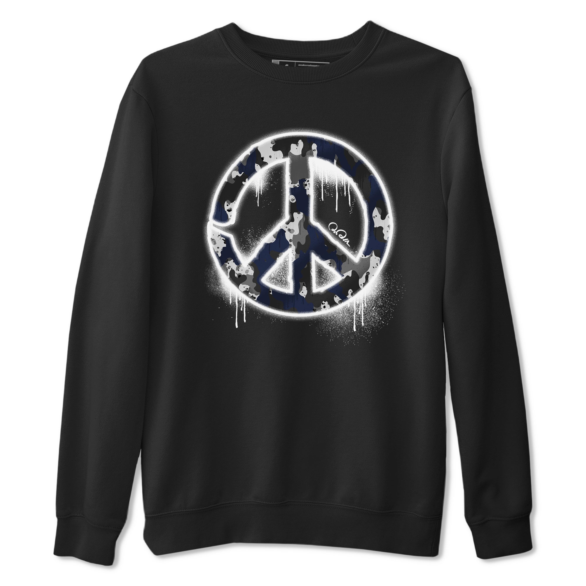 Peace Sign snkmatch Tee - Air Jordan 5 Georgetown