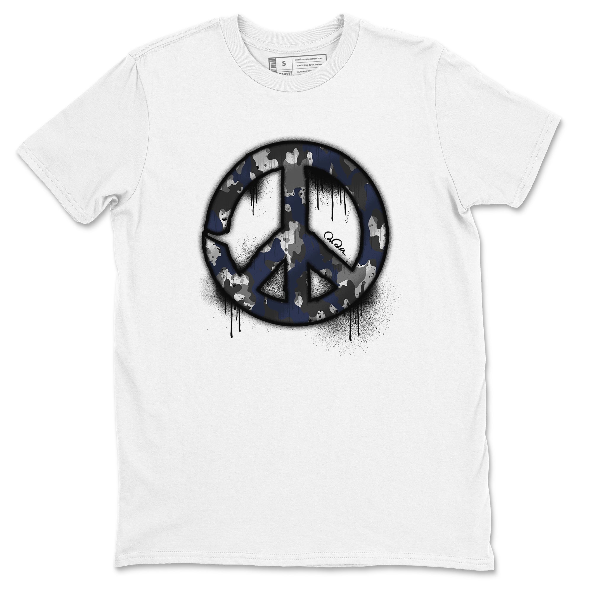 Peace Sign snkmatch Tee - Air Jordan 5 Georgetown