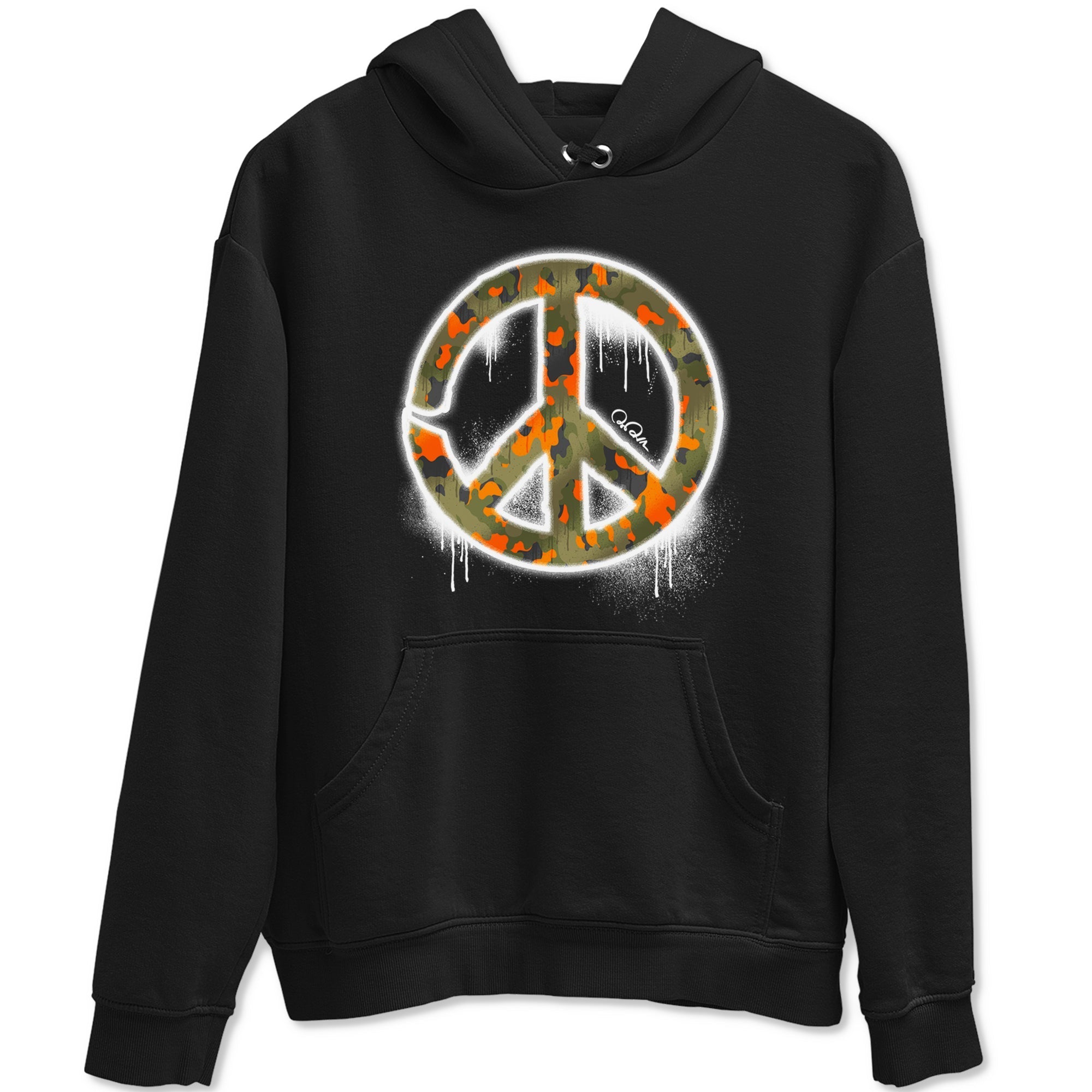 Peace Sign snkmatch Tees - Air Jordan 5 Olive