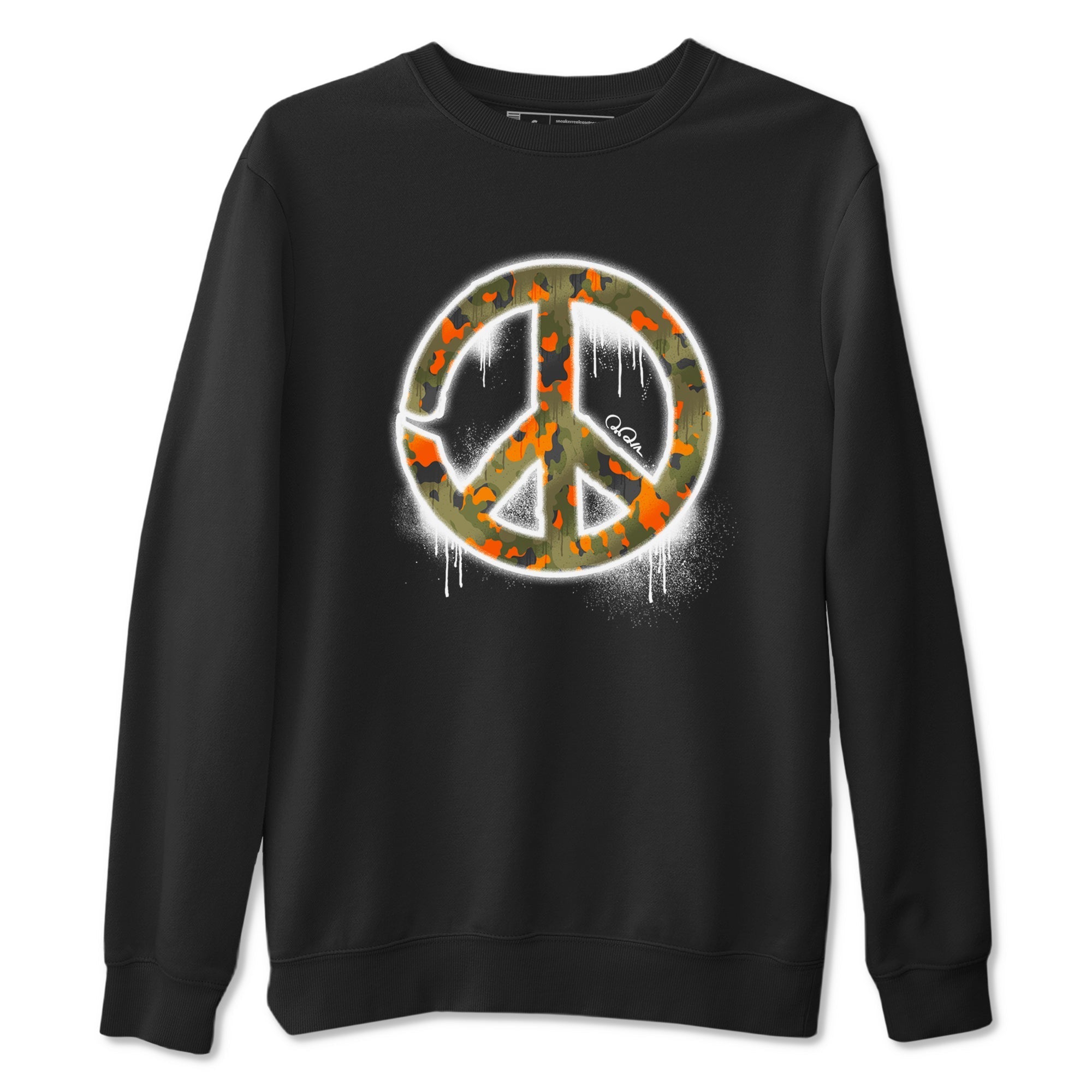 Peace Sign snkmatch Tees - Air Jordan 5 Olive