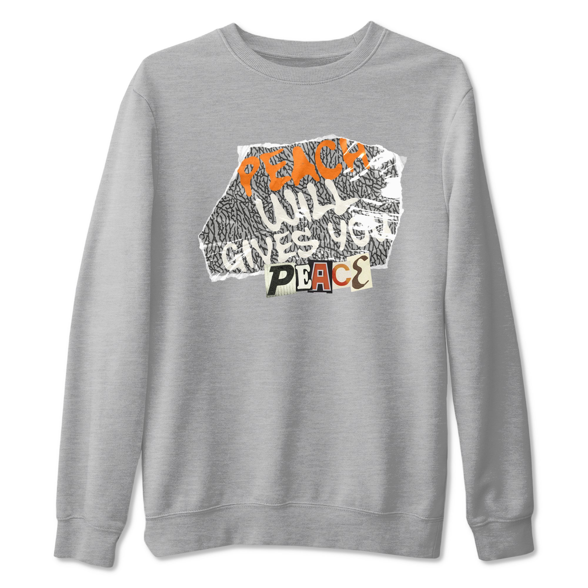 Peach Will Gives You Peace snkmatch Tees - Air Jordan 3 Georgia Peach