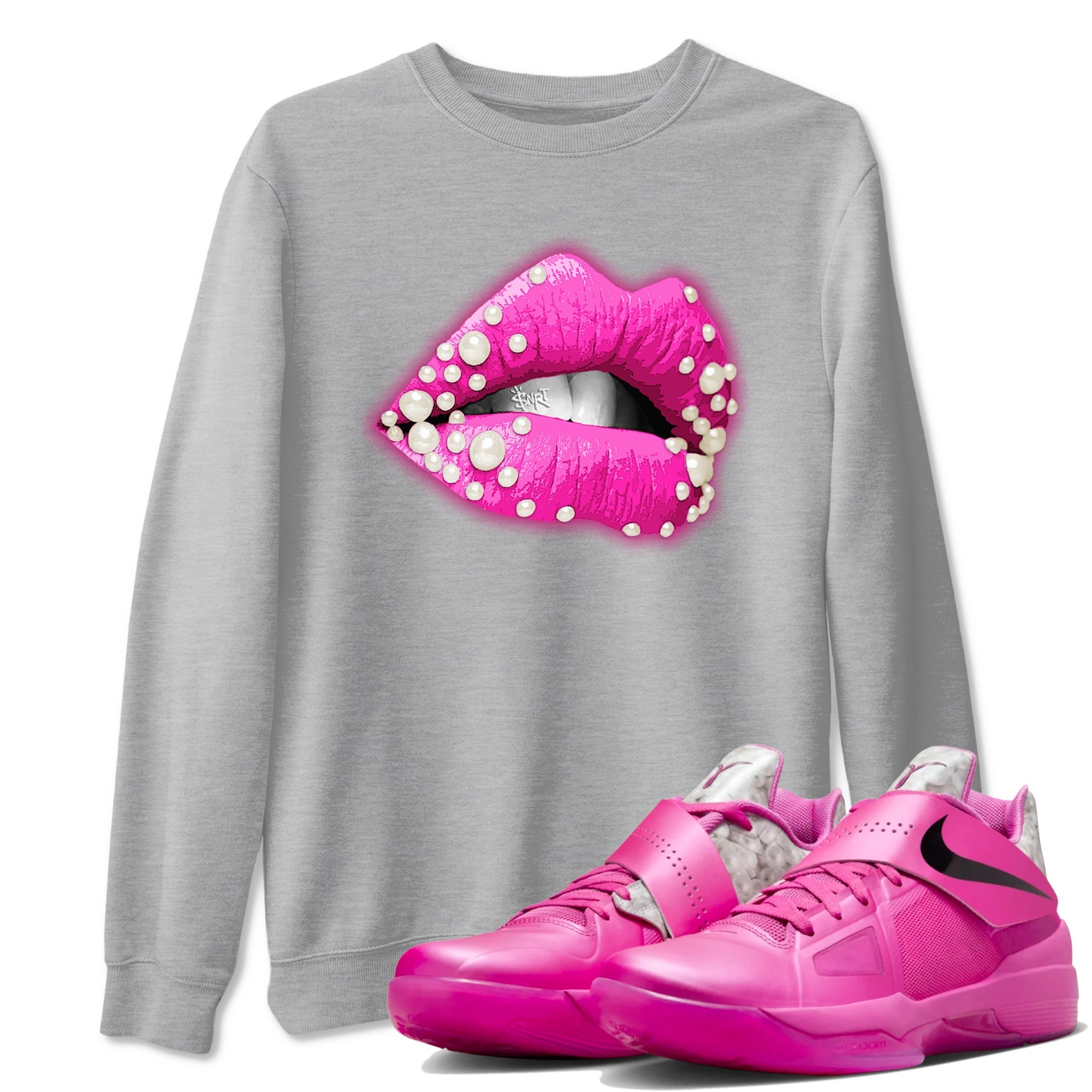Pearl Lips snkmatch Tees - Nike KD 4 Aunt Pearl