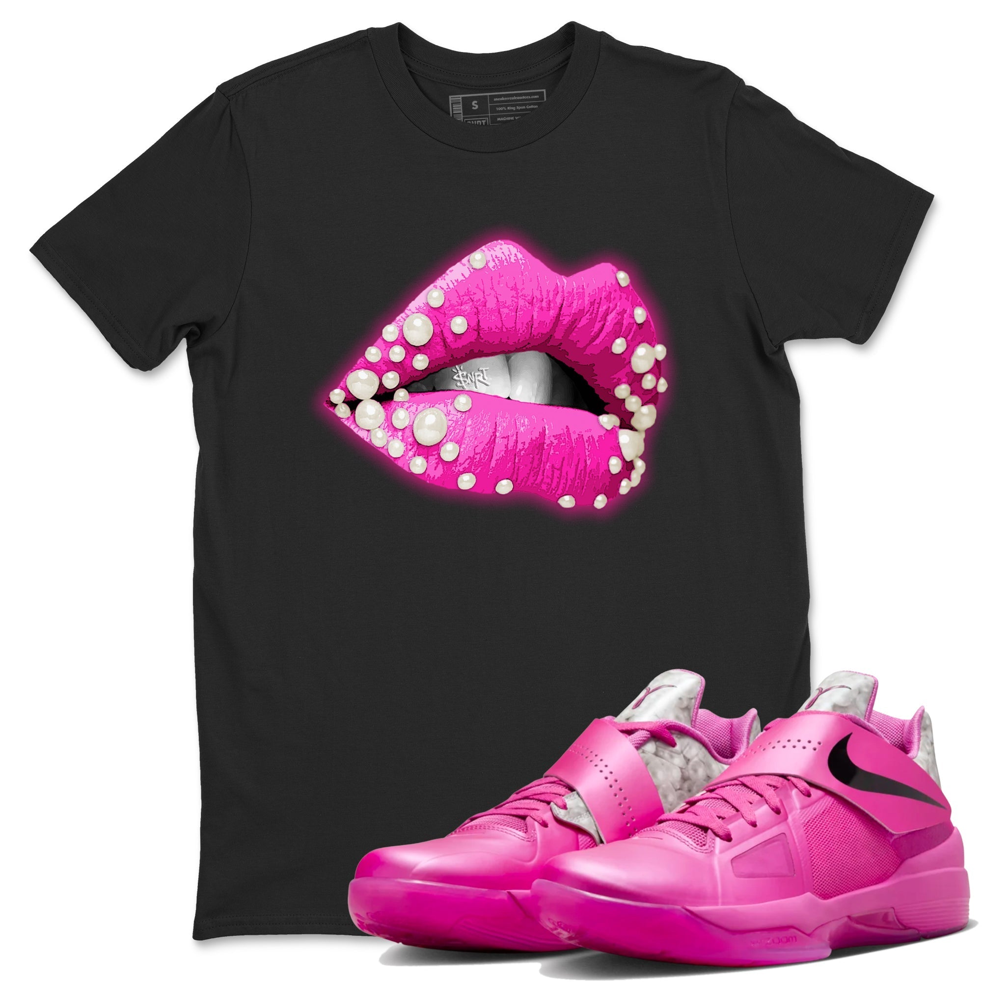 Pearl Lips snkmatch Tees - Nike KD 4 Aunt Pearl