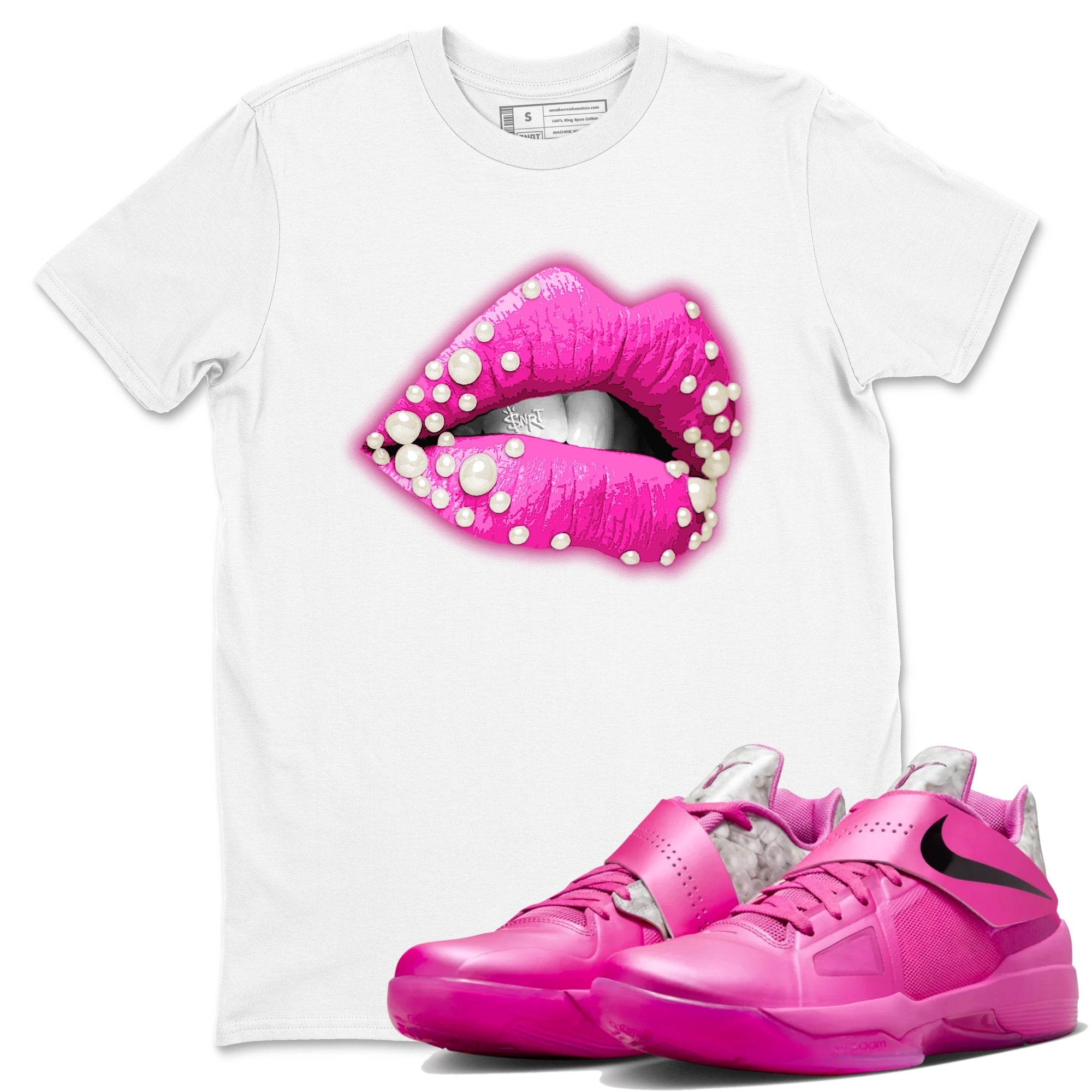 Pearl Lips snkmatch Tees - Nike KD 4 Aunt Pearl