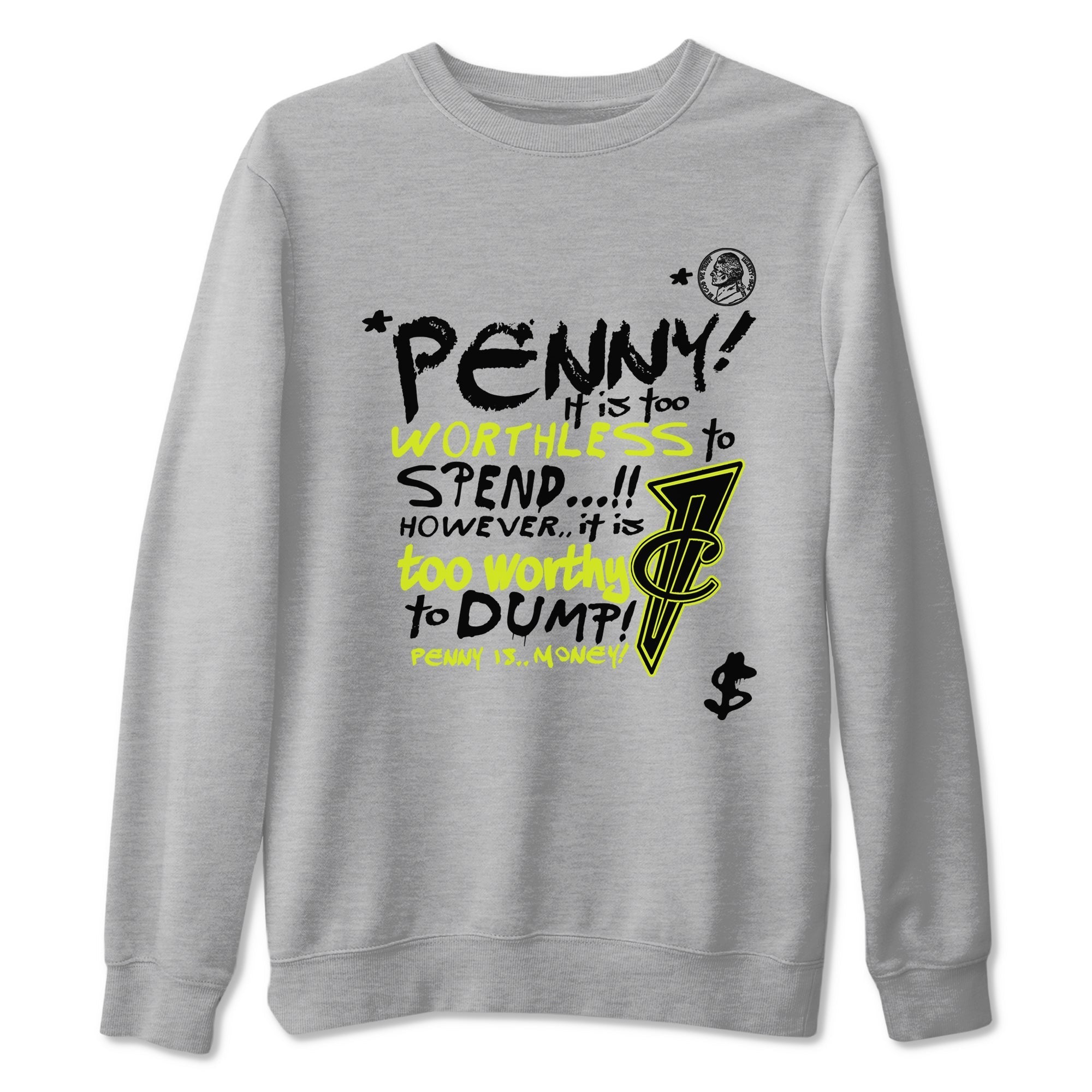 Penny Is snkmatch Tees - Air Foamposite One Black Volt