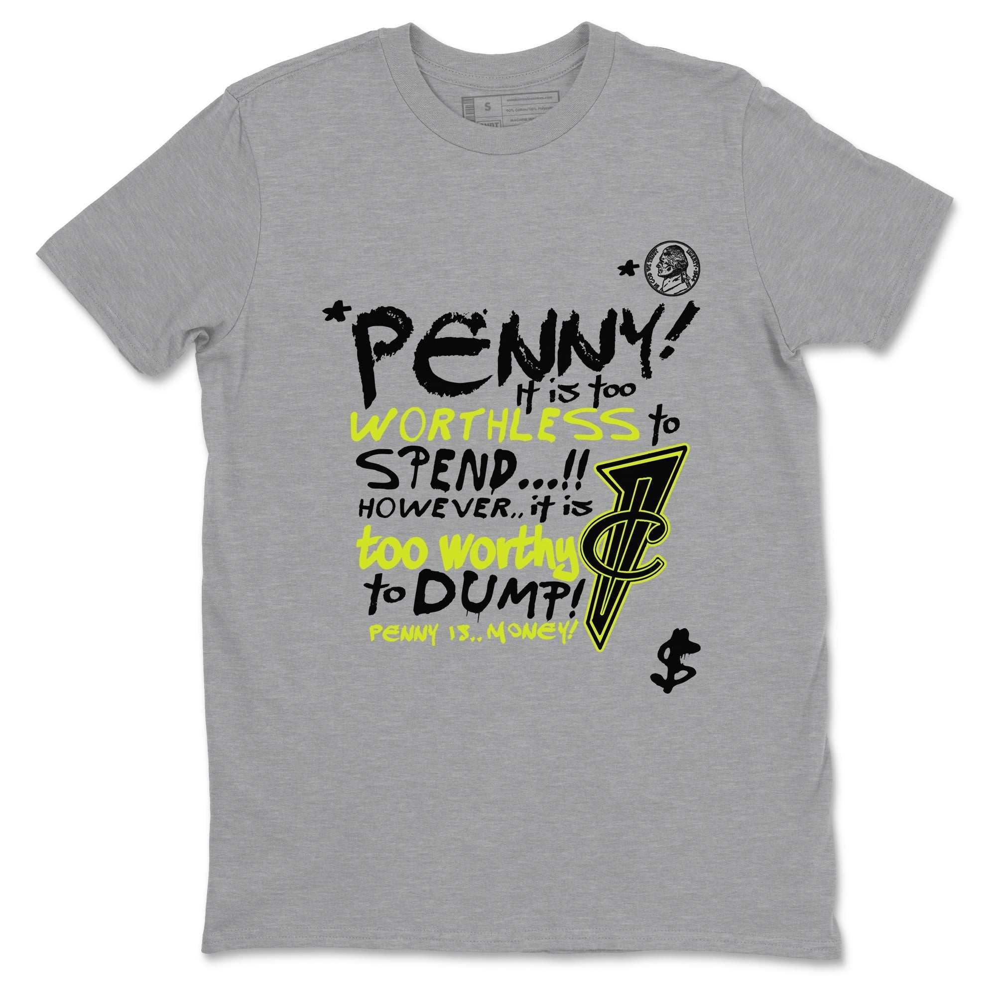 Penny Is snkmatch Tees - Air Foamposite One Black Volt