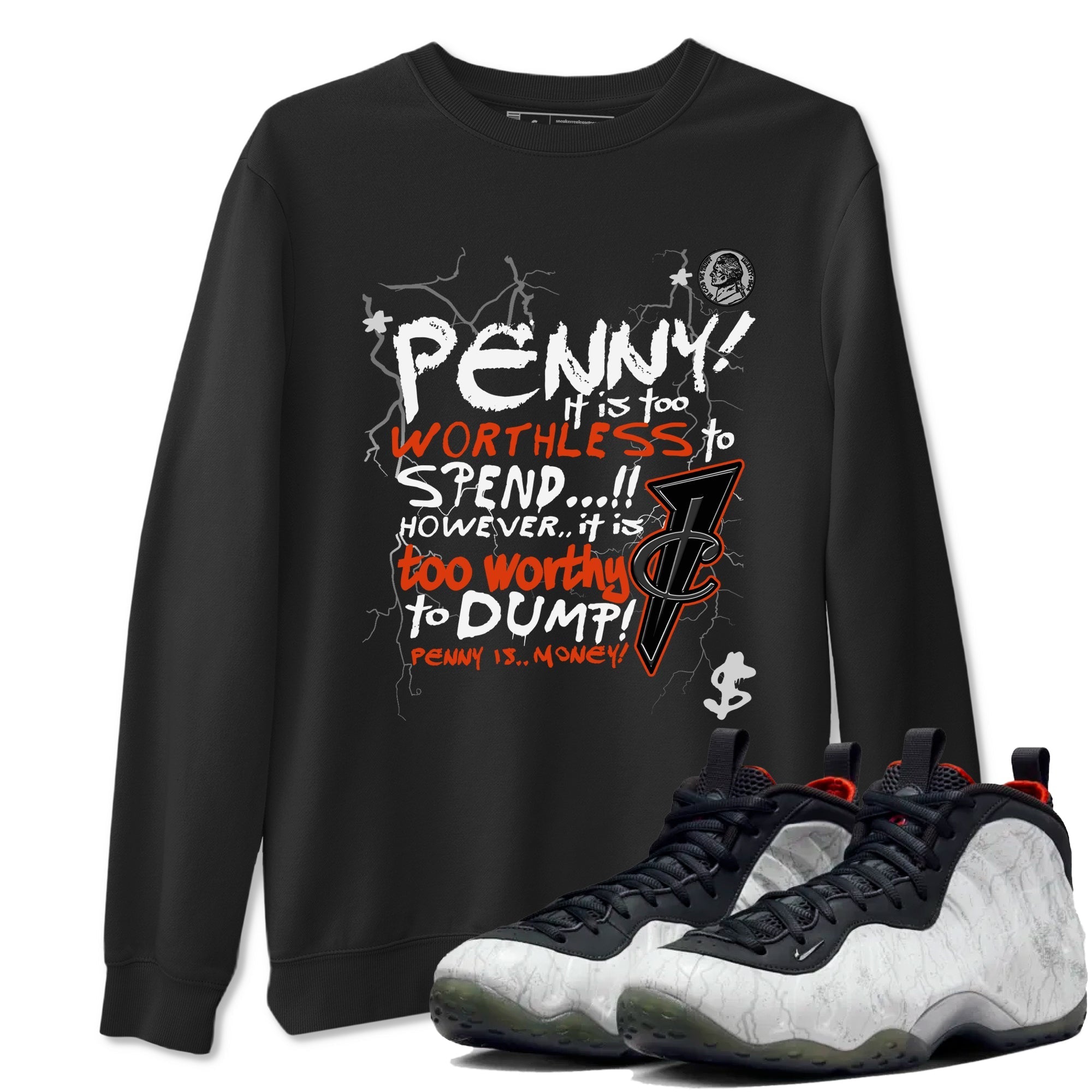 Penny Is snkmatch Tees - Air Foamposite One Jin
