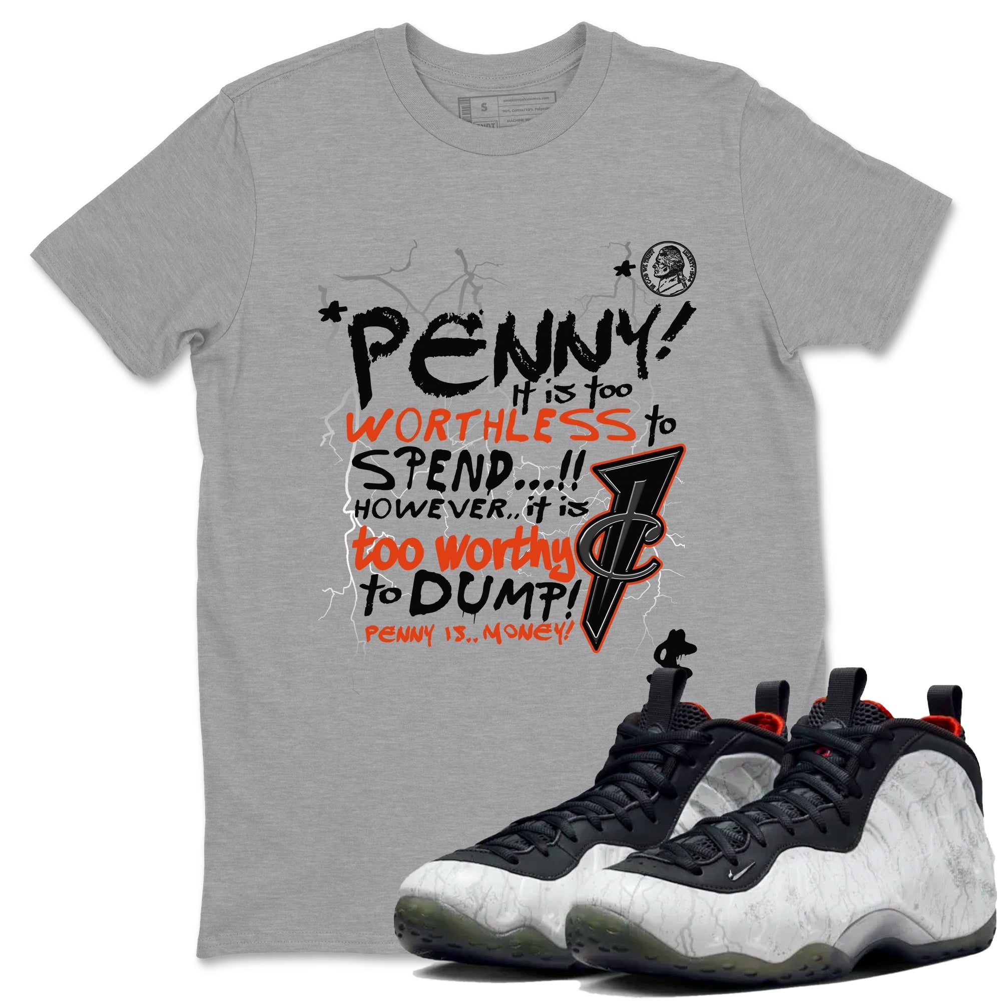 Penny Is snkmatch Tees - Air Foamposite One Jin