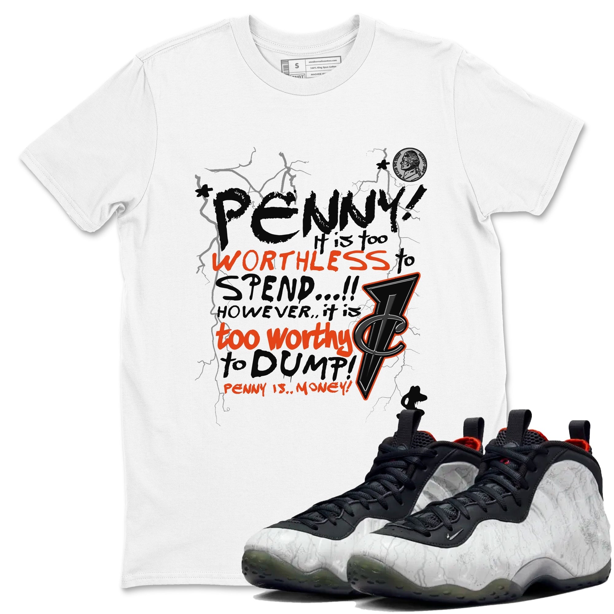 Penny Is snkmatch Tees - Air Foamposite One Jin