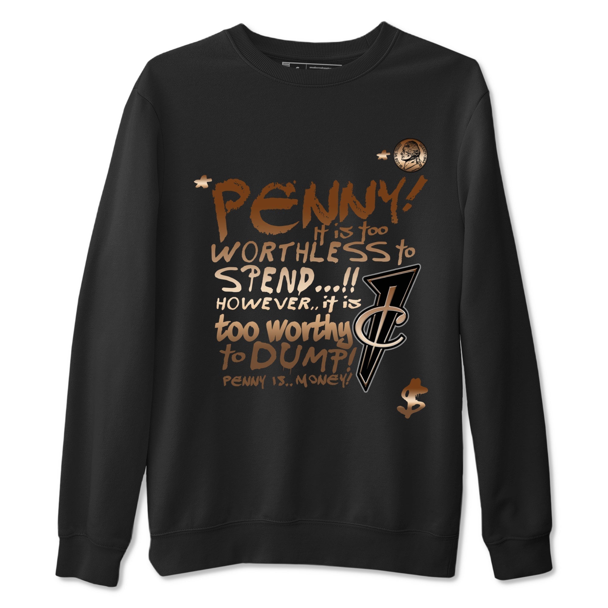 Penny Is snkmatch Tees - Air Foamposite One Metallic Copper