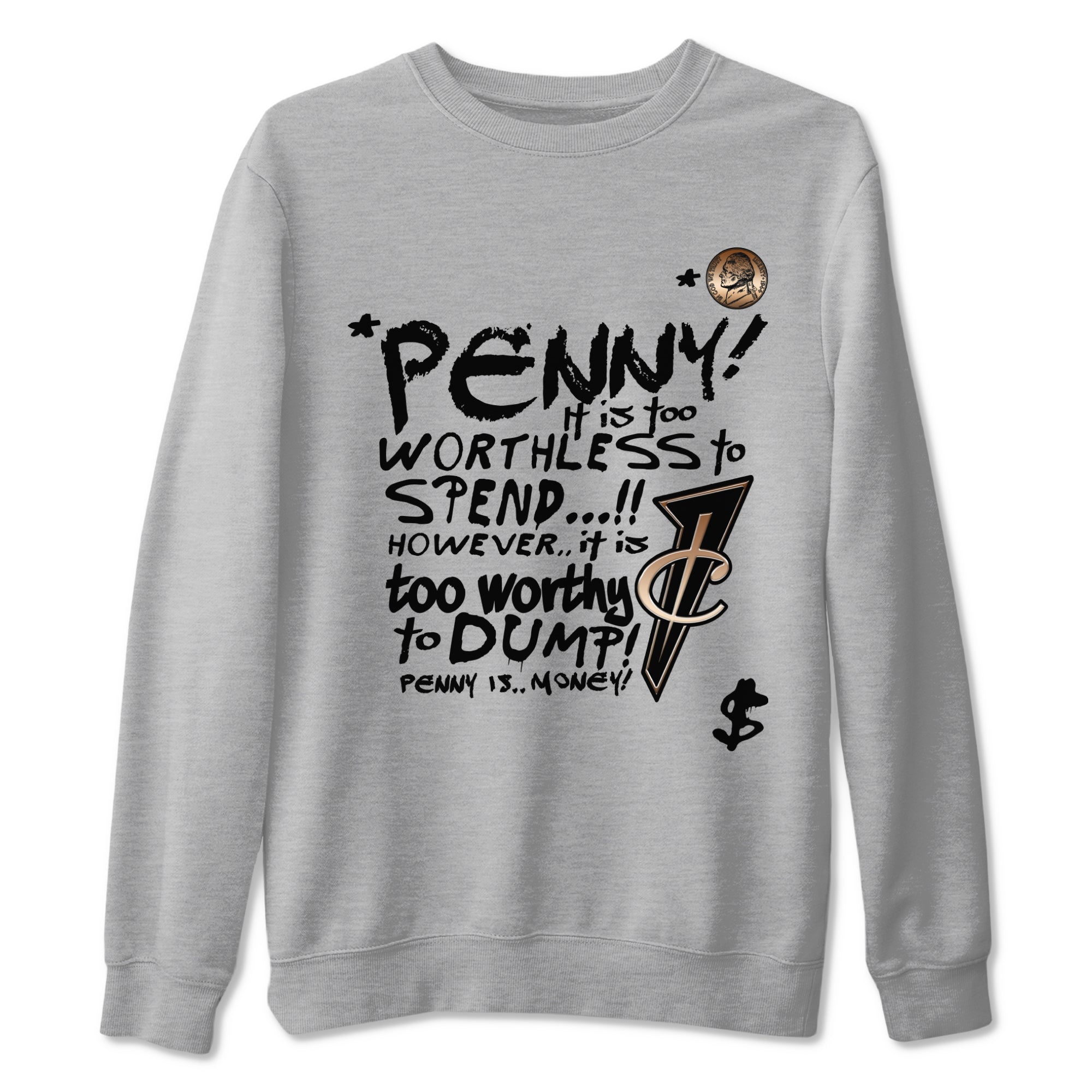 Penny Is snkmatch Tees - Air Foamposite One Metallic Copper