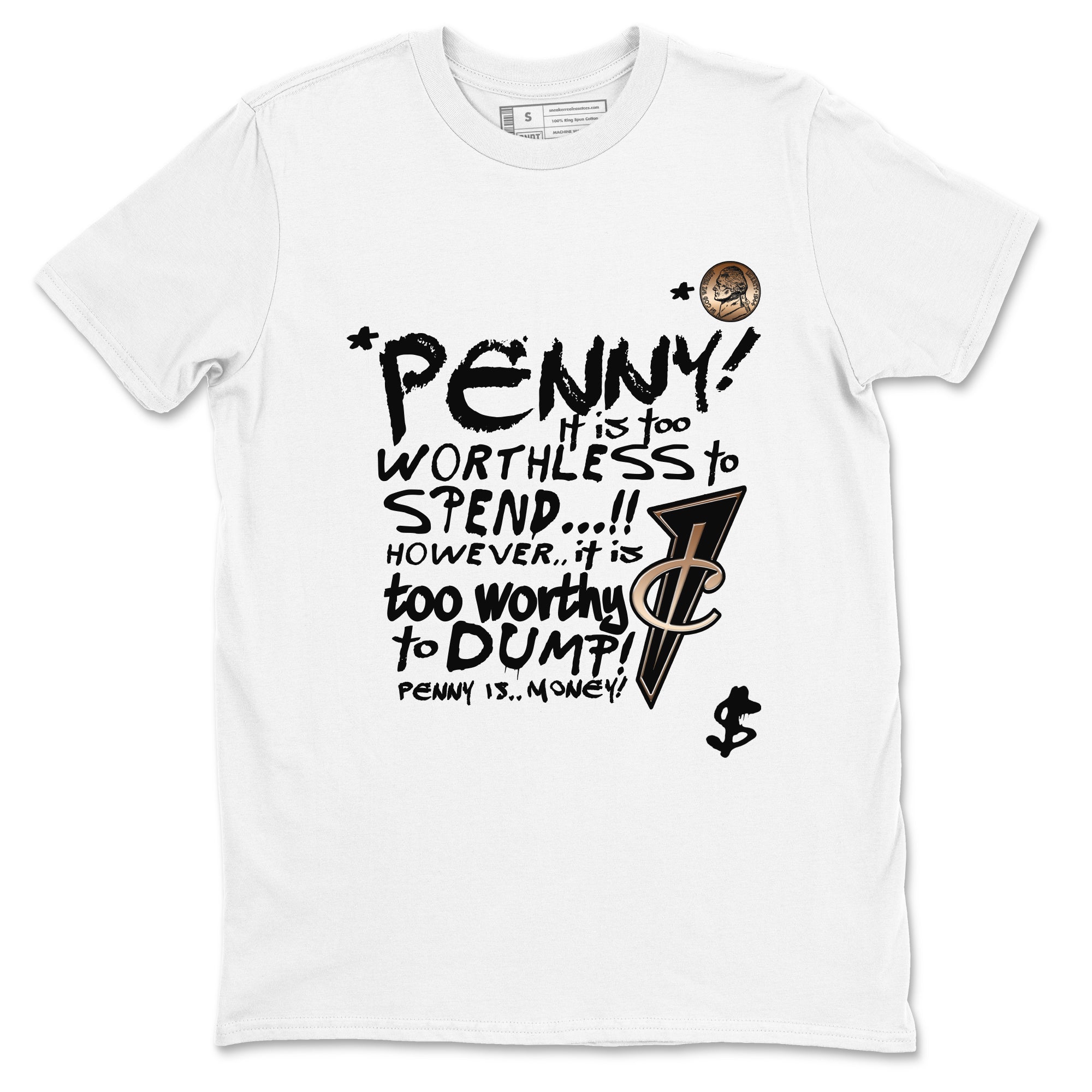 Penny Is snkmatch Tees - Air Foamposite One Metallic Copper