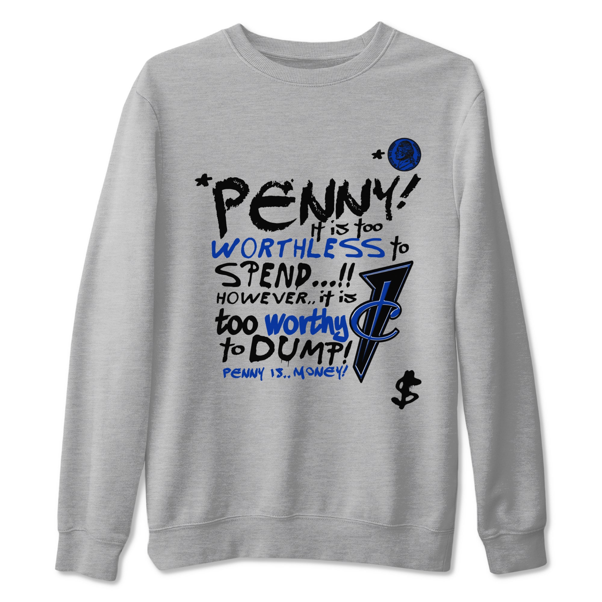Penny Is snkmatch Tees - Air Foamposite One Royal
