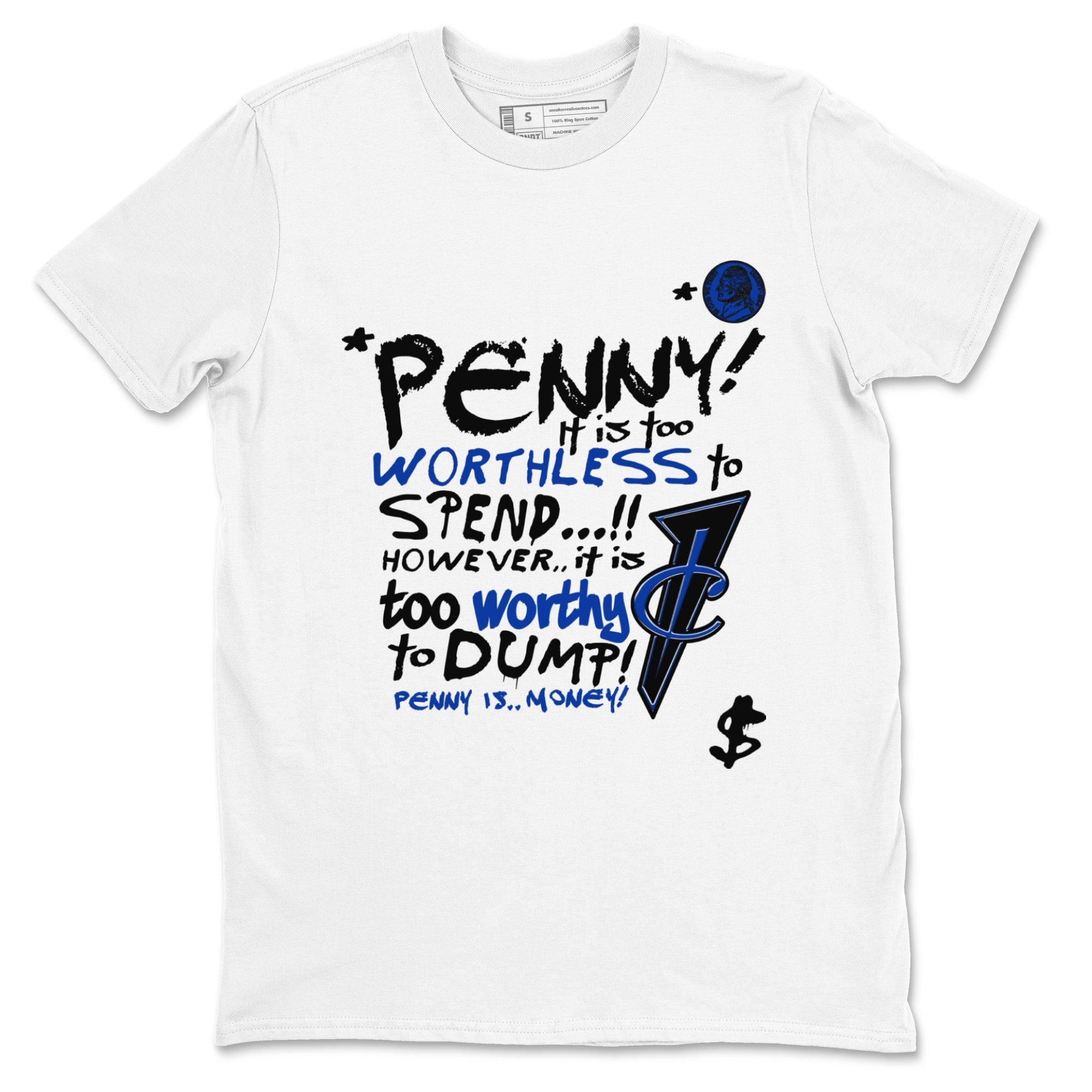 Penny Is snkmatch Tees - Air Foamposite One Royal