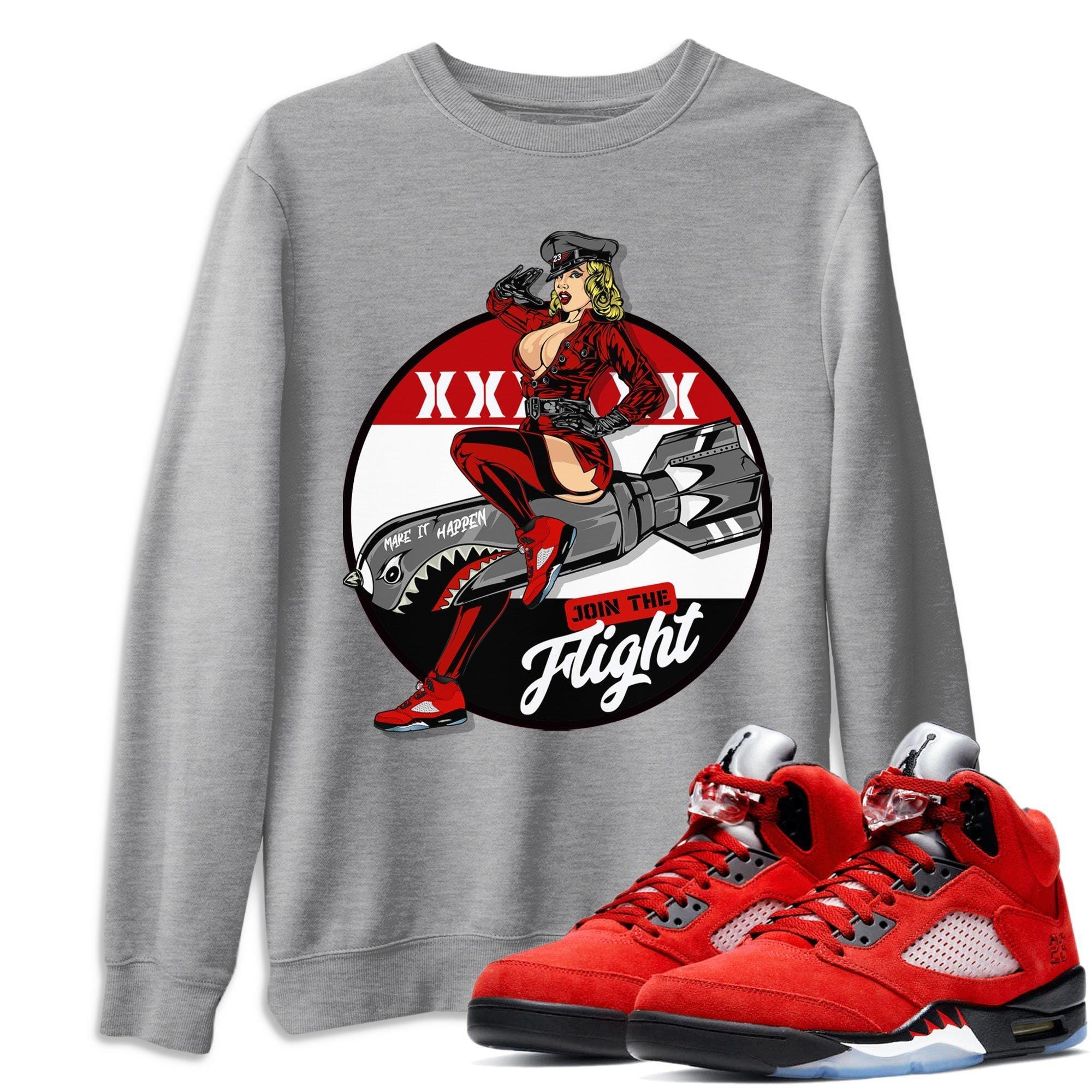 Pin Up Girl Unisex Tops - Air Jordan 5 Raging Bull