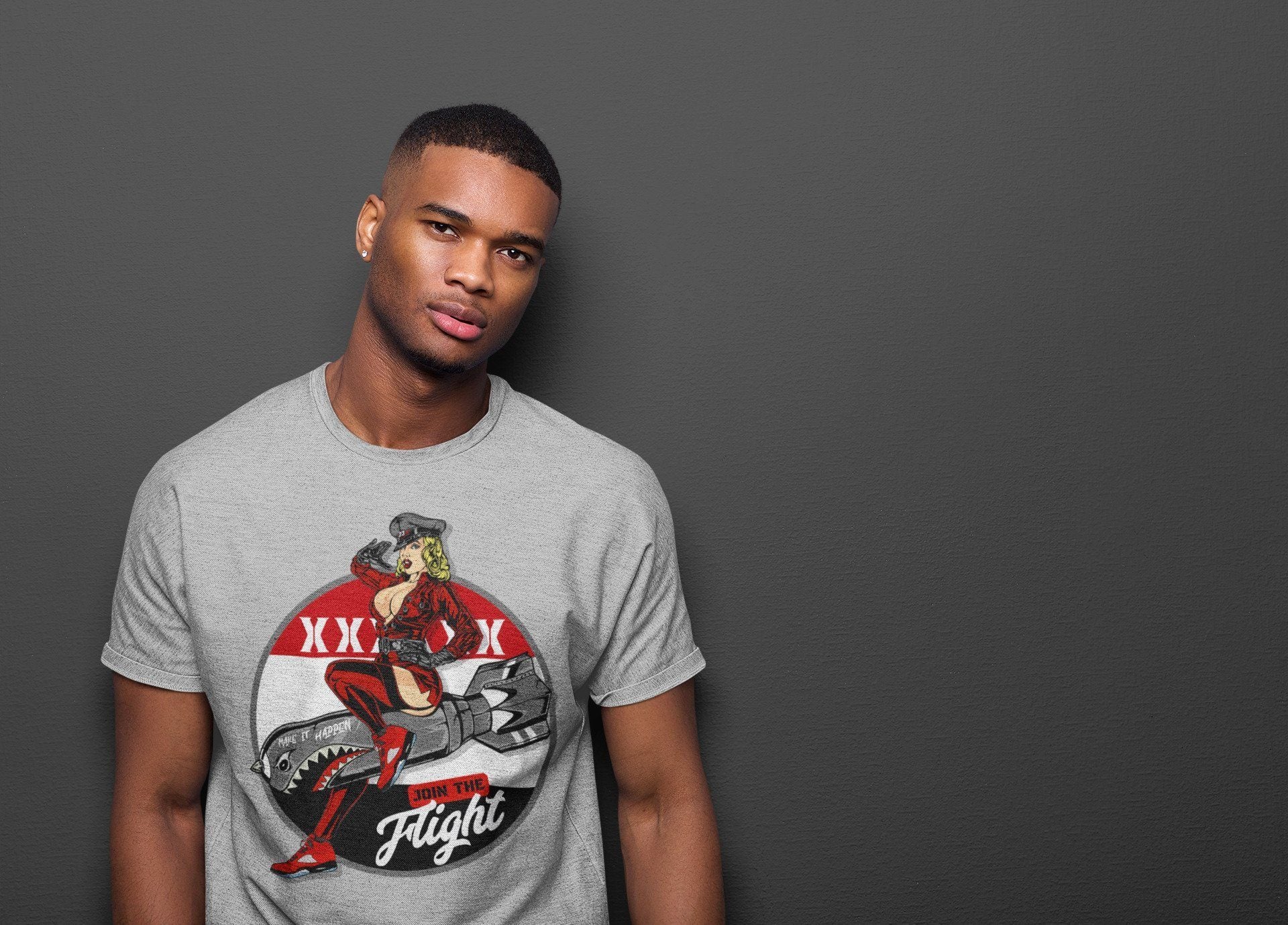 Pin Up Girl Unisex Tops - Air Jordan 5 Raging Bull