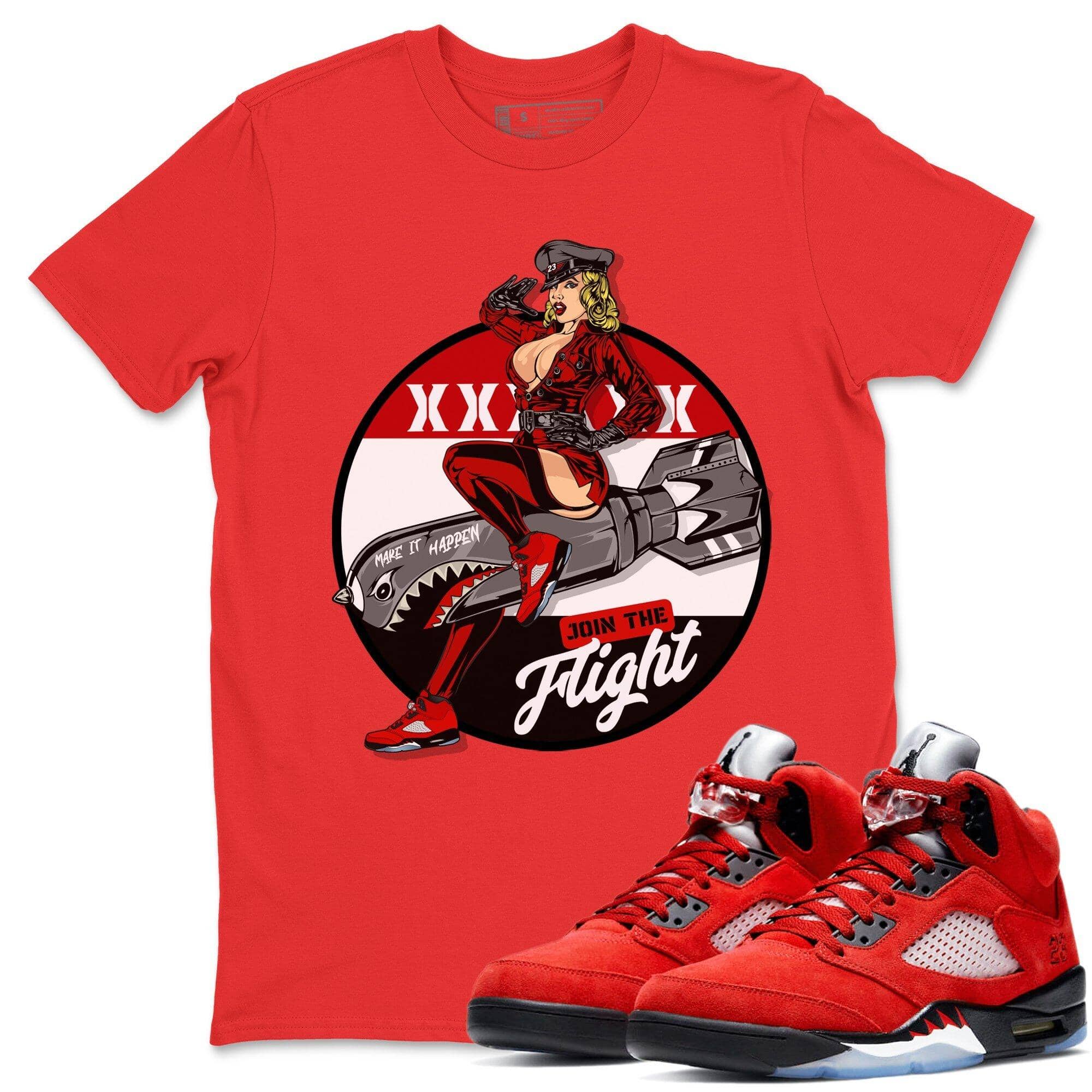 Pin Up Girl Unisex Tops - Air Jordan 5 Raging Bull