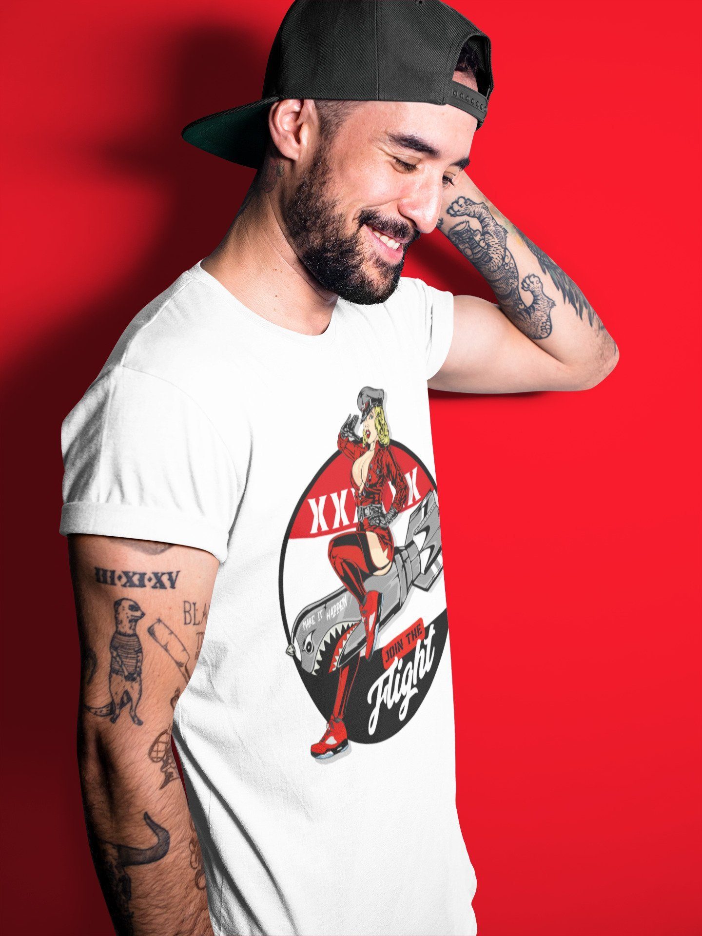 Pin Up Girl Unisex Tops - Air Jordan 5 Raging Bull