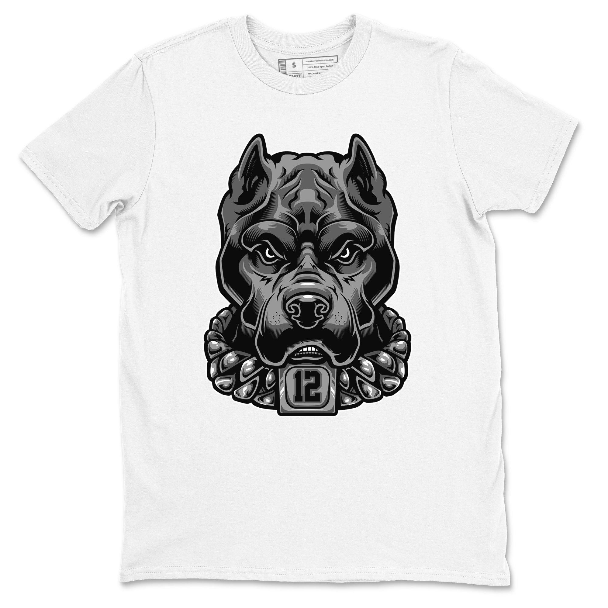 Pitbull snkmatch Tees - Air Jordan 12 Black Wolf Grey