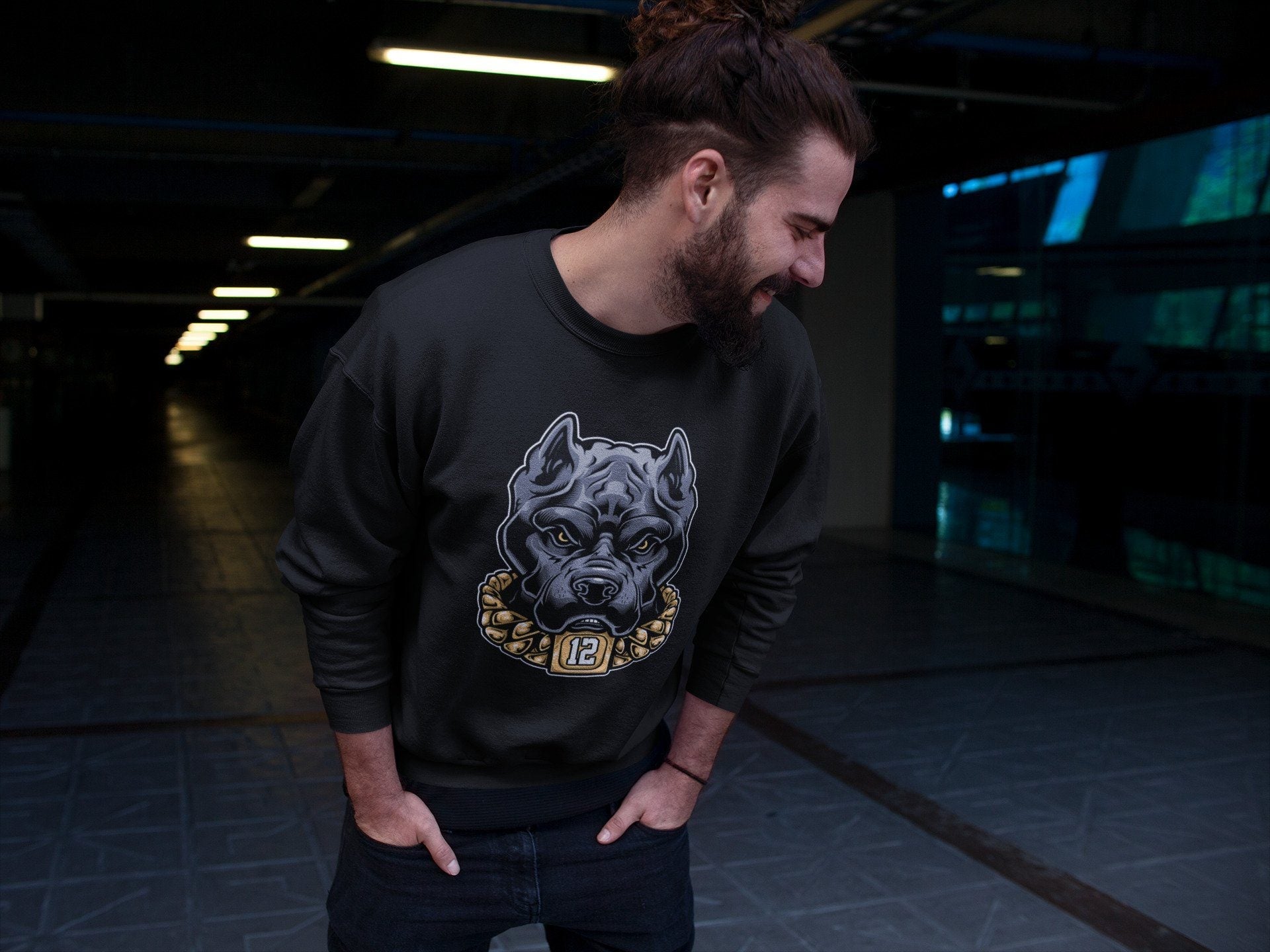 Pitbull Unisex Tops - Air Jordan 12 Royalty