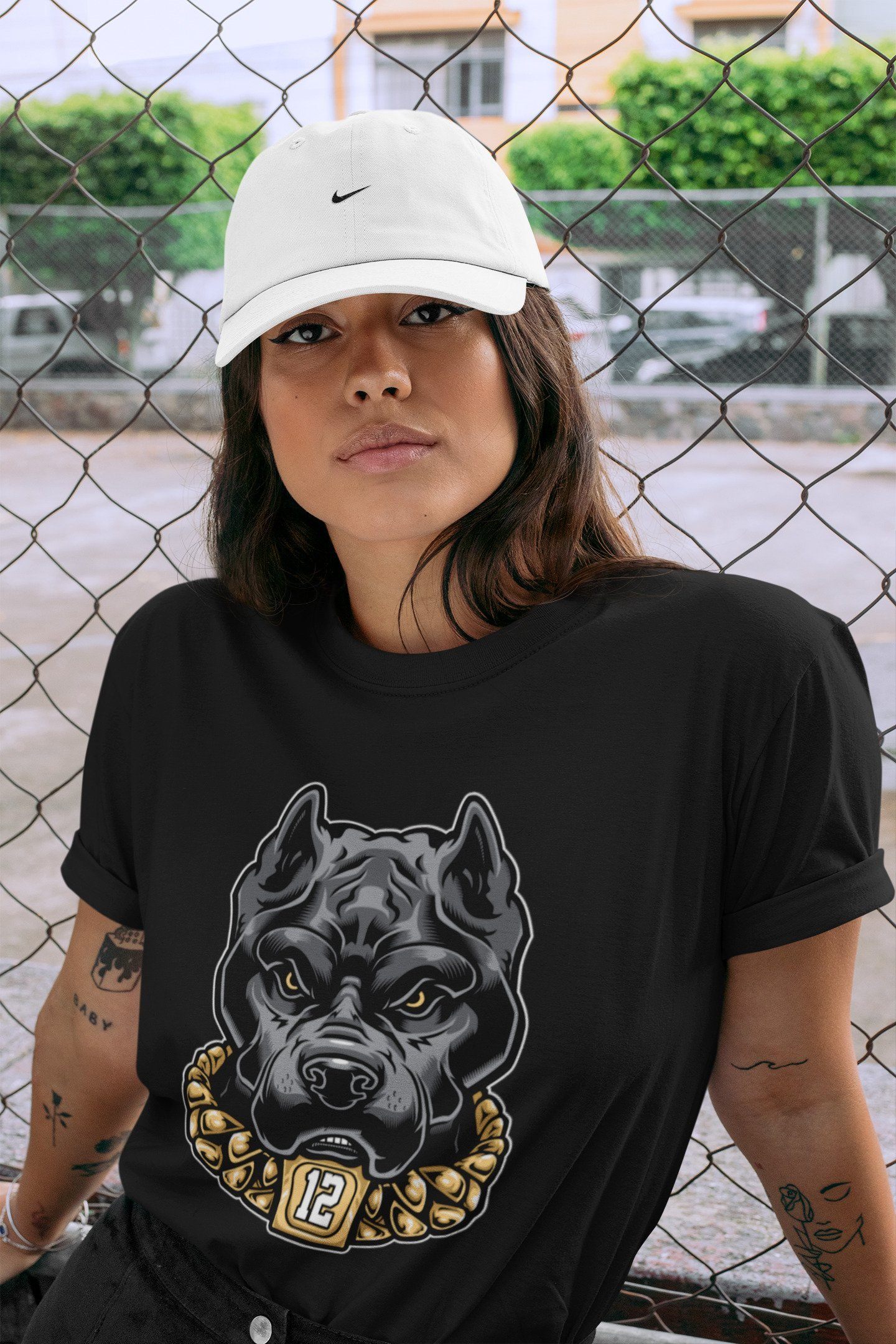 Pitbull Unisex Tops - Air Jordan 12 Royalty