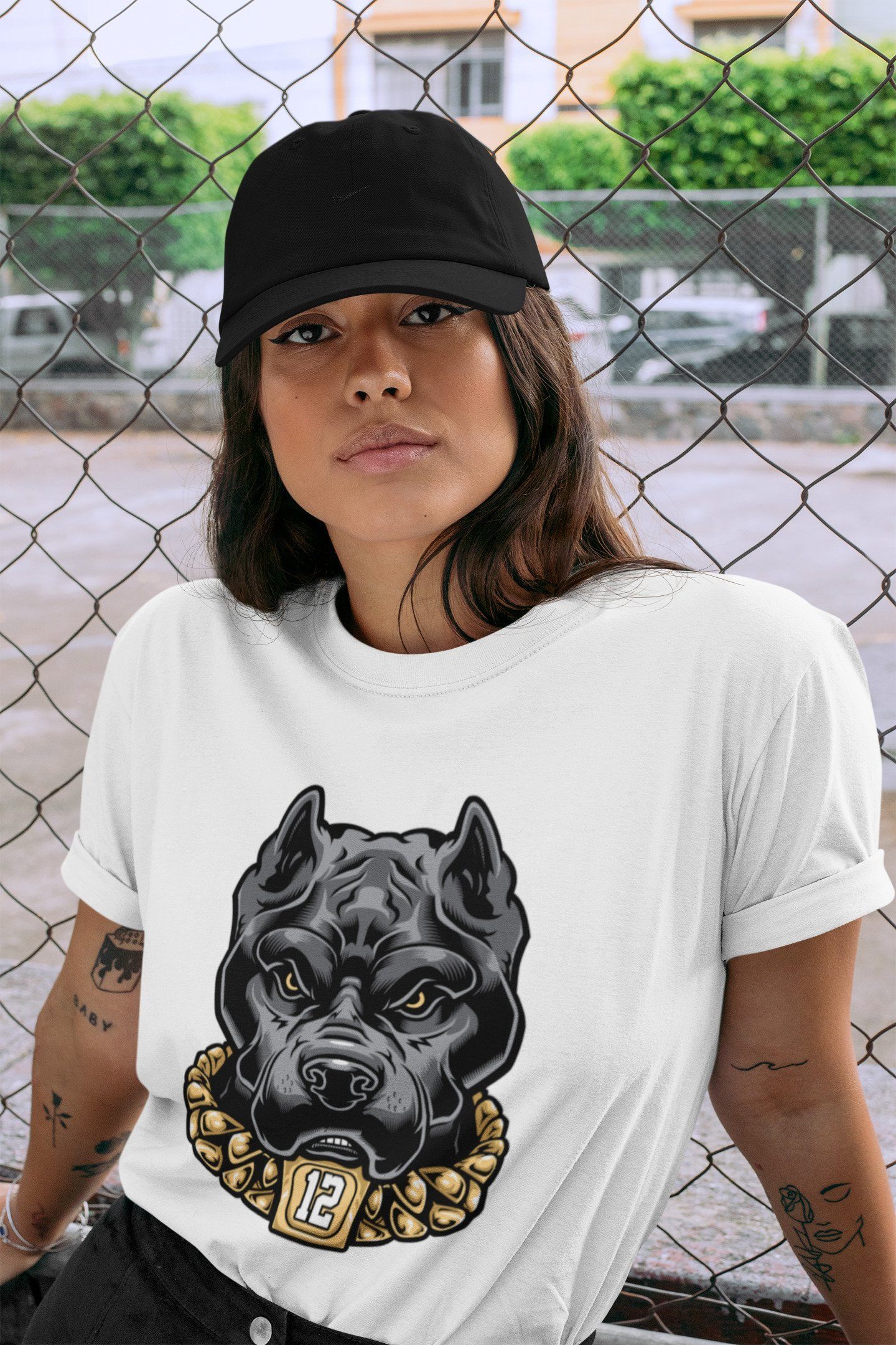 Pitbull Unisex Tops - Air Jordan 12 Royalty