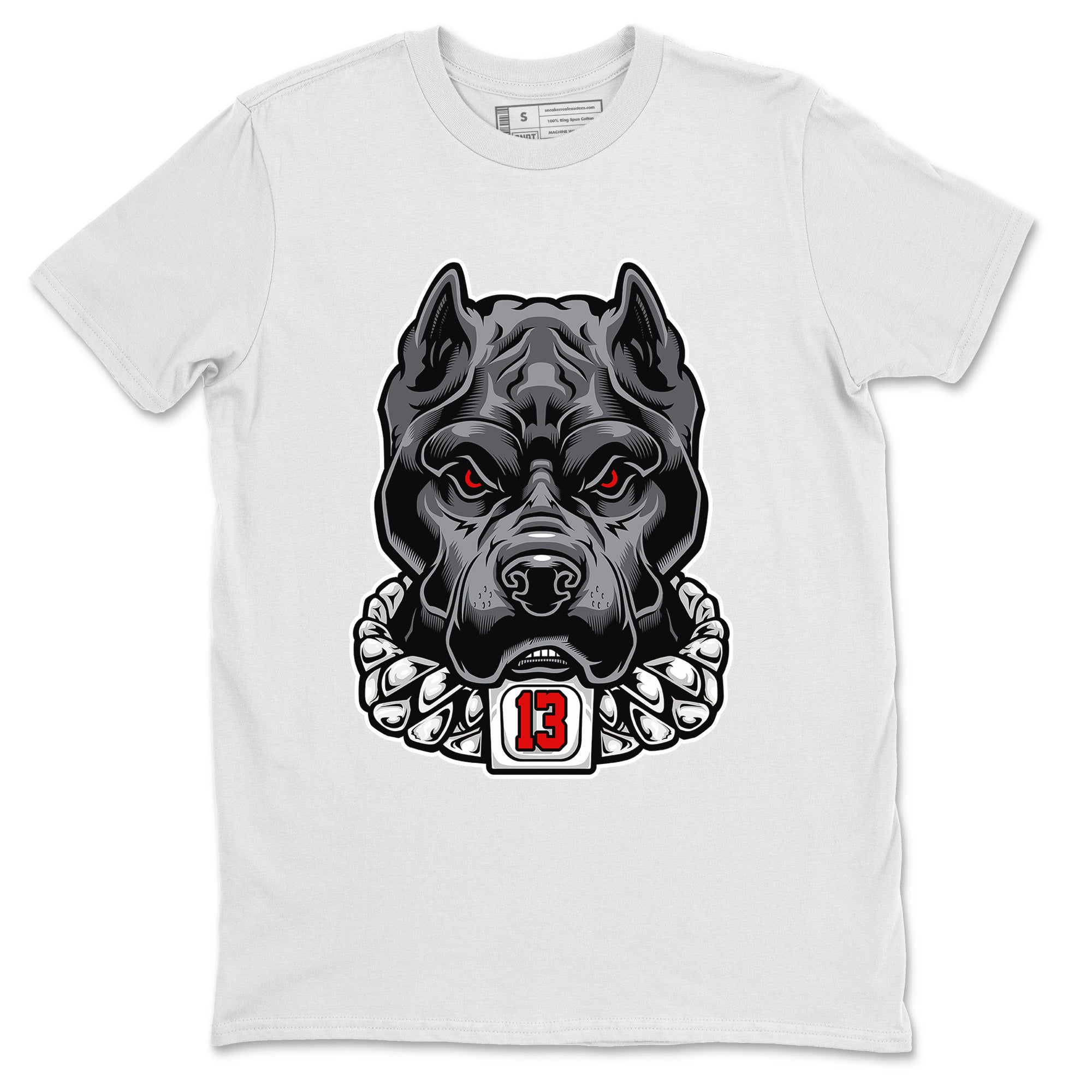 Pitbull Unisex Tops - Air Jordan 13 Black Flint