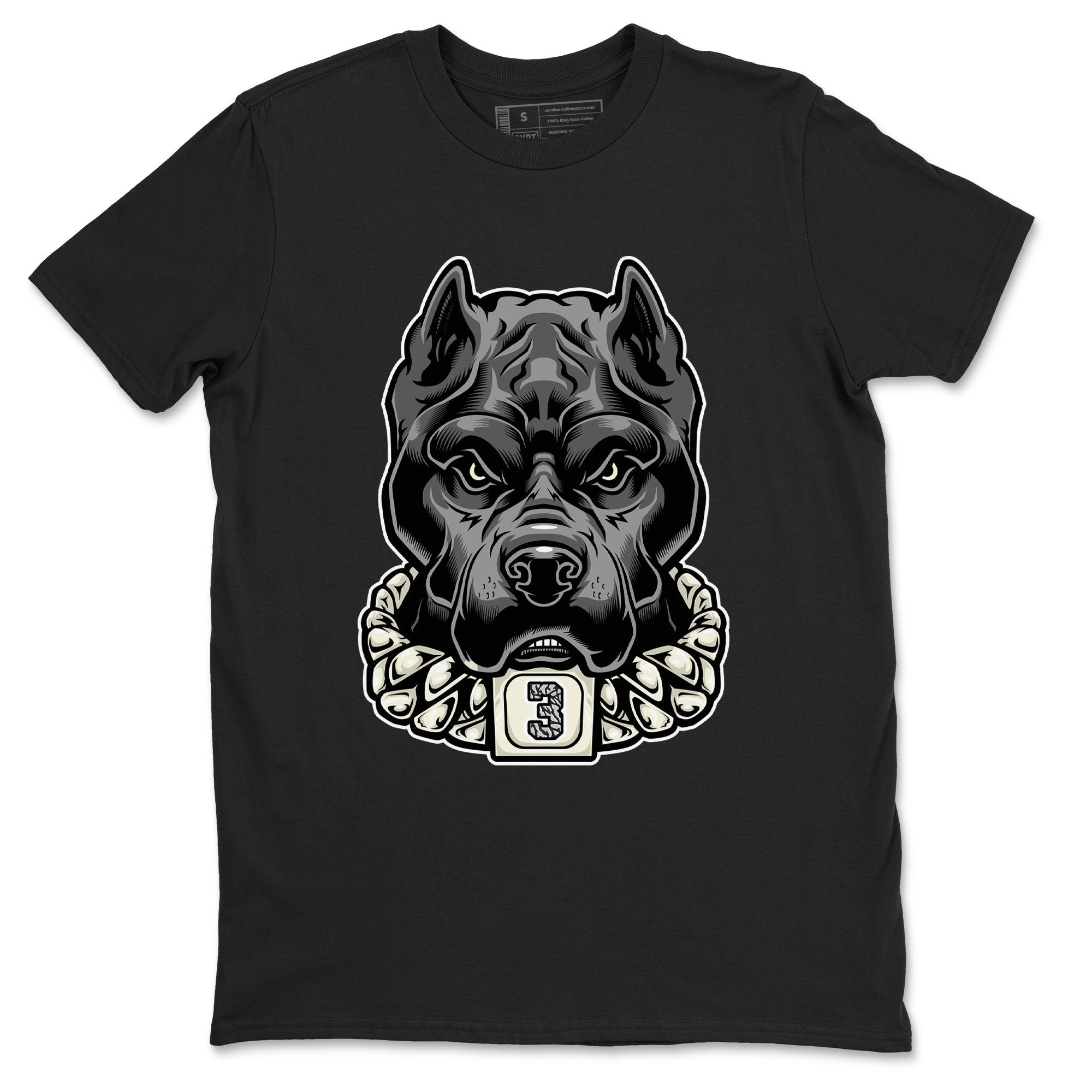 Pitbull snkmatch Tee - Air Jordan 3 Off Noir