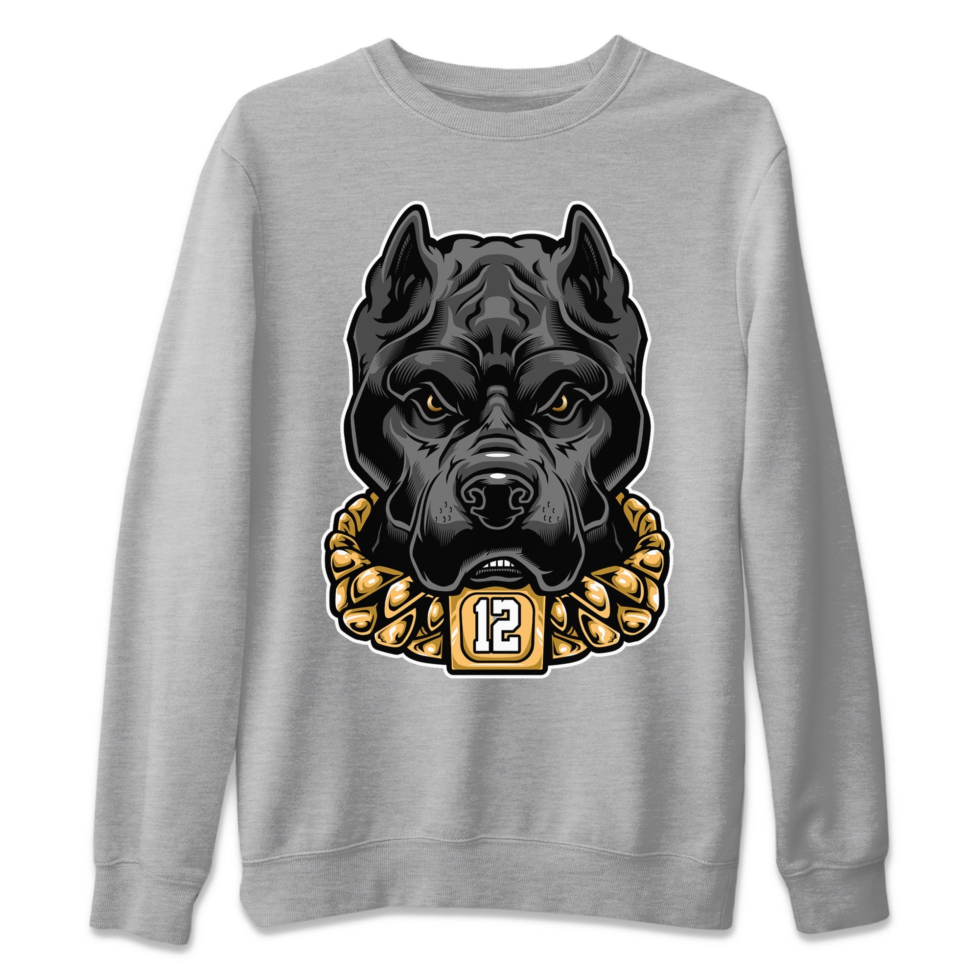 Pitbull Unisex Tops - Air Jordan 12 Black Taxi