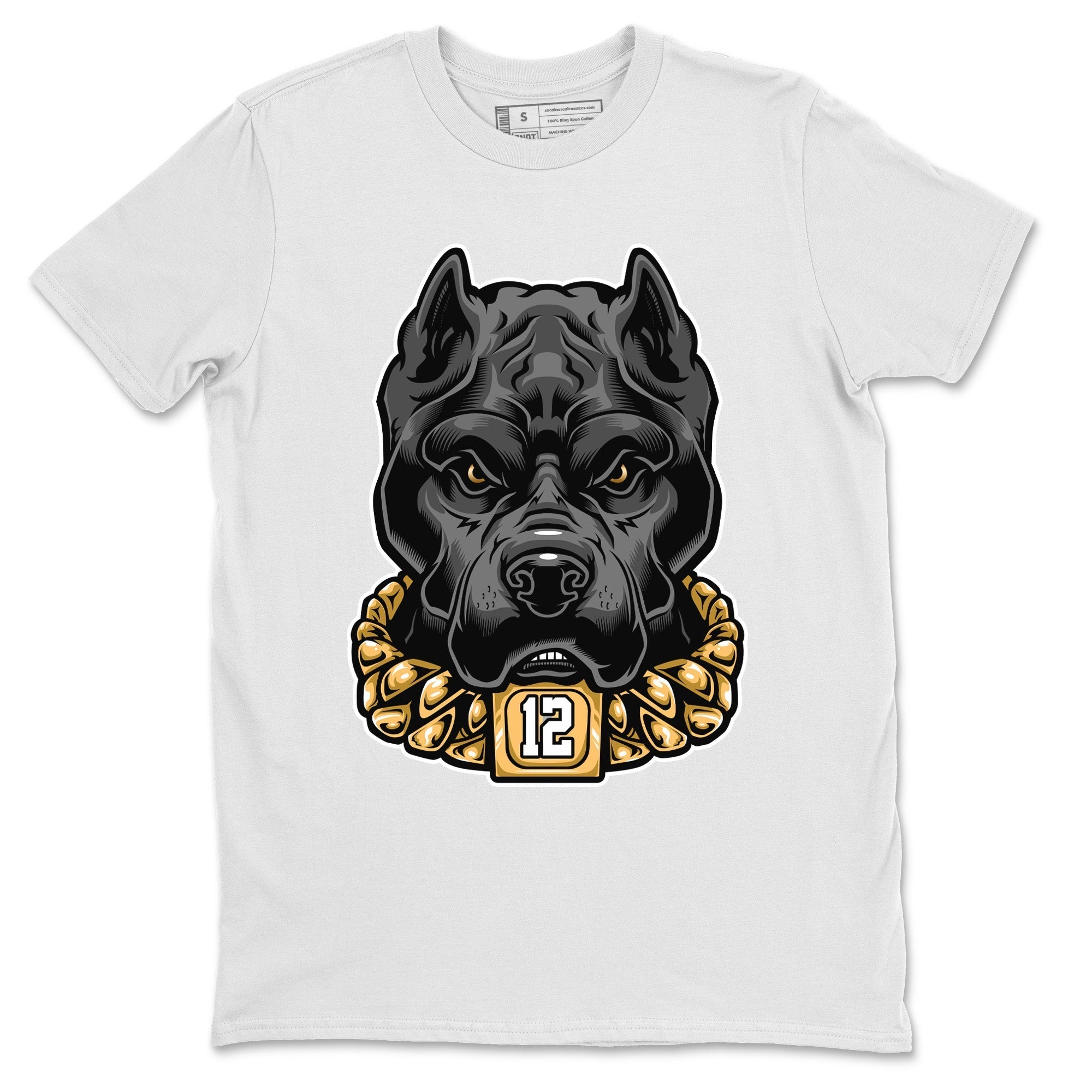 Pitbull Unisex Tops - Air Jordan 12 Black Taxi
