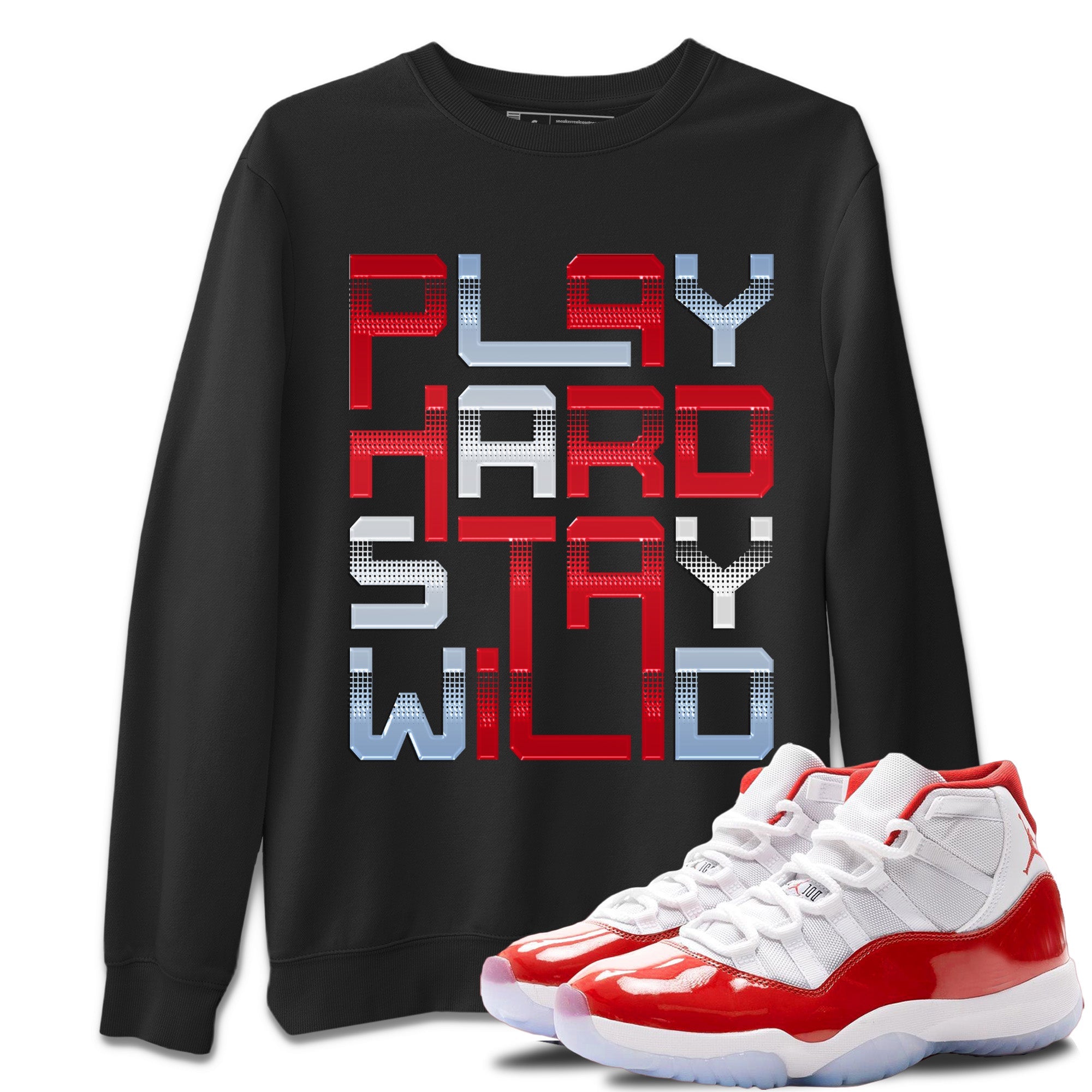 Play Hard Unisex Tops - Air Jordan 11 Cherry