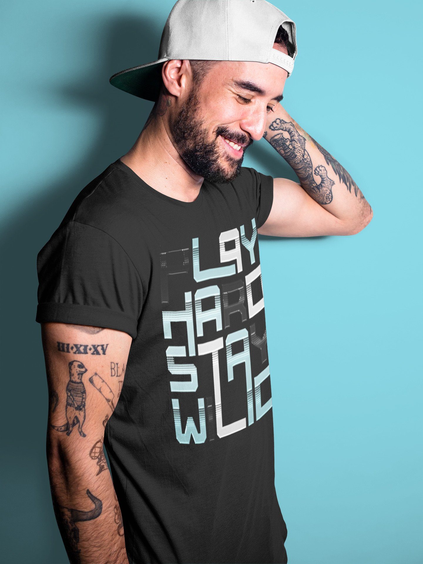 Play Hard Stay Wild Unisex Tops - Air Jordan 11 Legend Blue