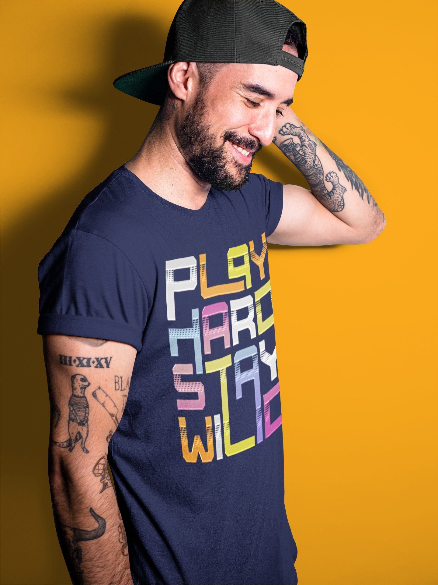 Play Hard Stay Wild Unisex Tops - Air Jordan 9 Change The World