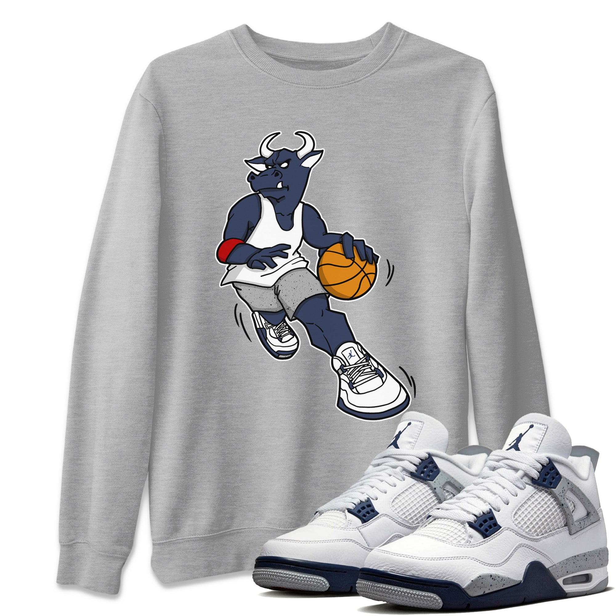 Player Bull Unisex Tops - Air Jordan 4 Midnight Navy