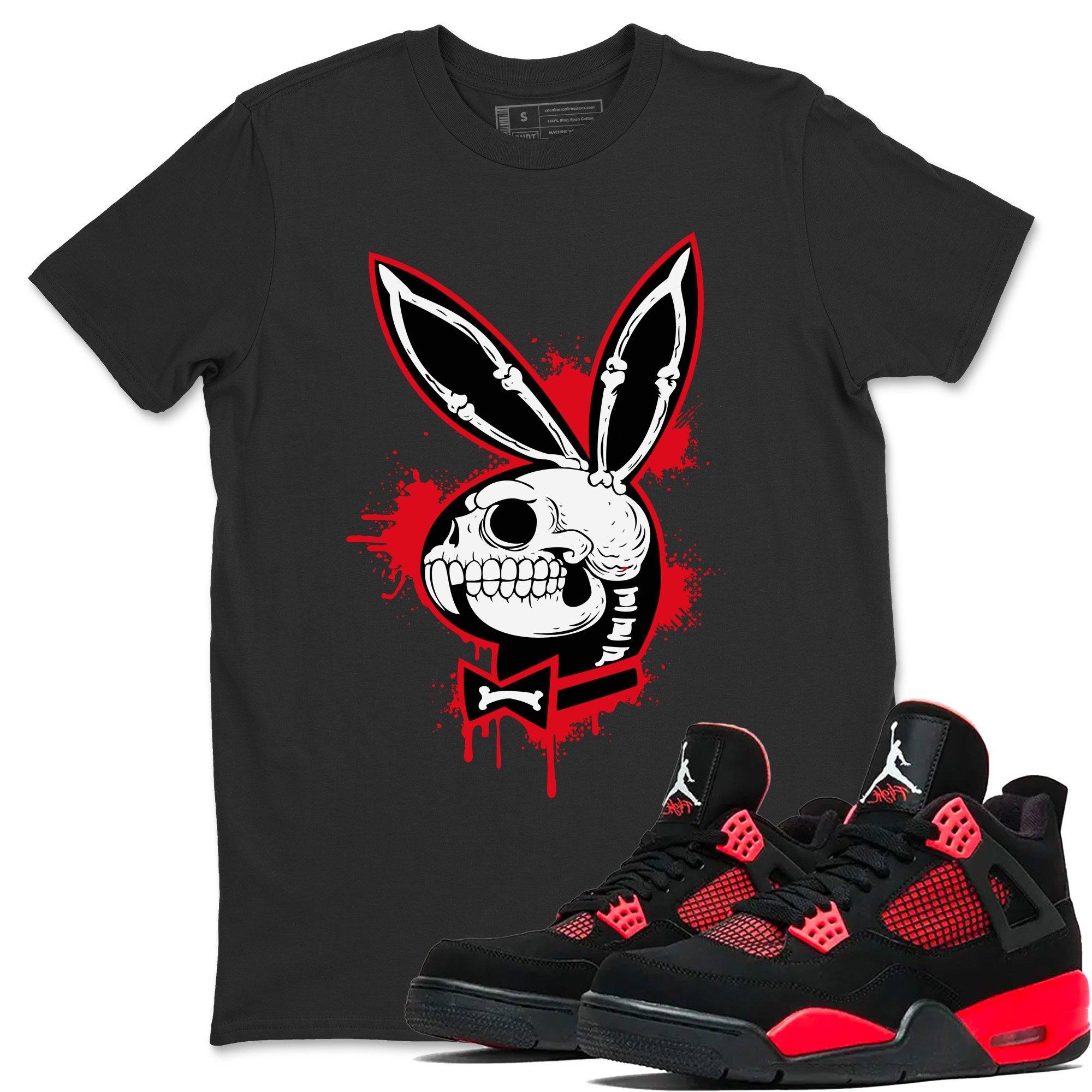 Playskull Unisex Tops - Air Jordan 4 Red Thunder