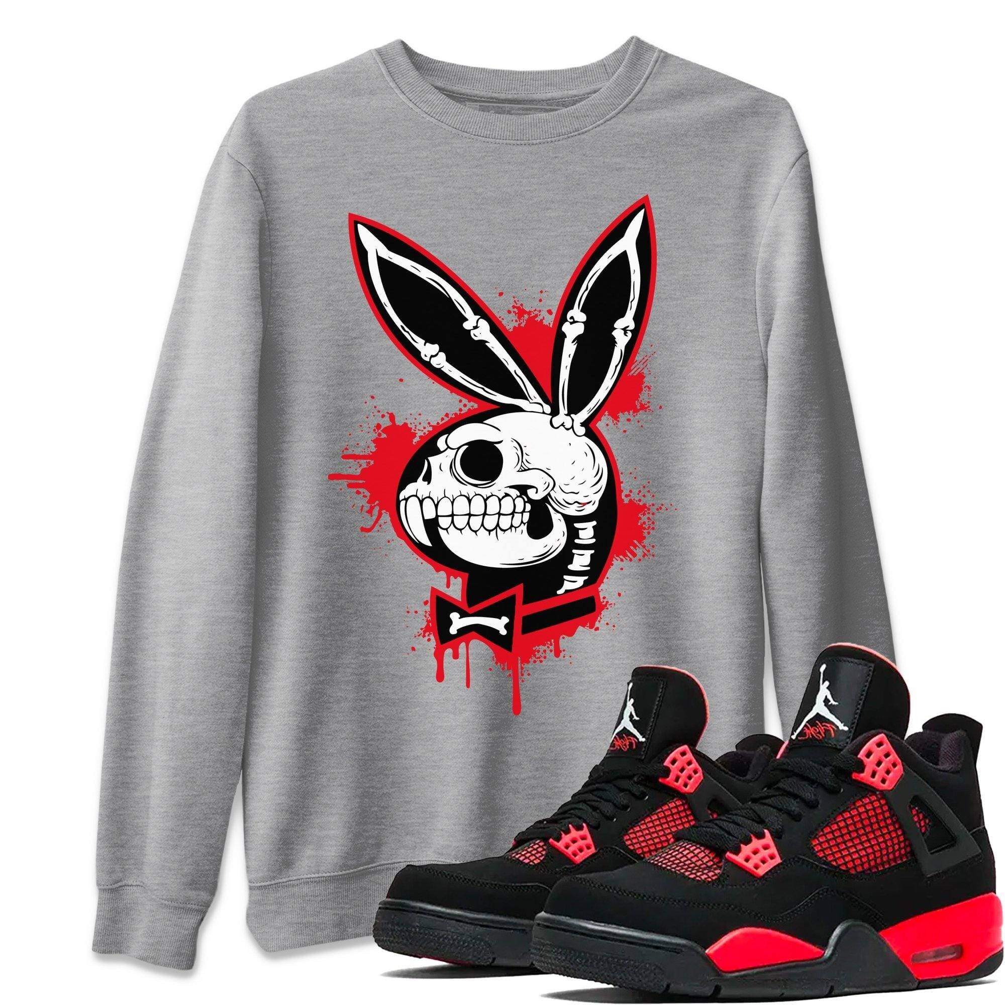 Playskull Unisex Tops - Air Jordan 4 Red Thunder