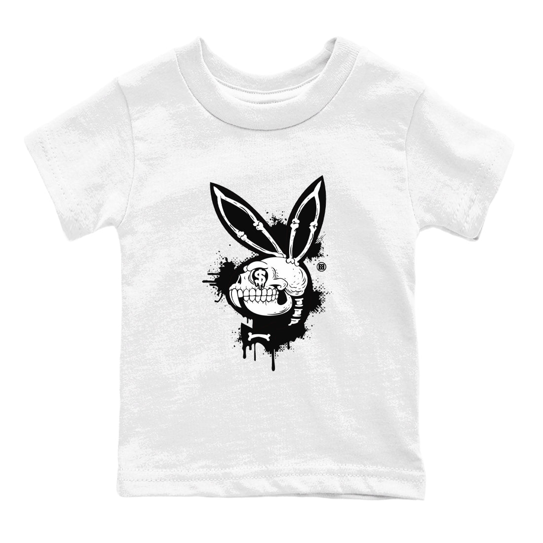 Playskull snkmatch Tees Kids - Air Jordan 4 White Thunder