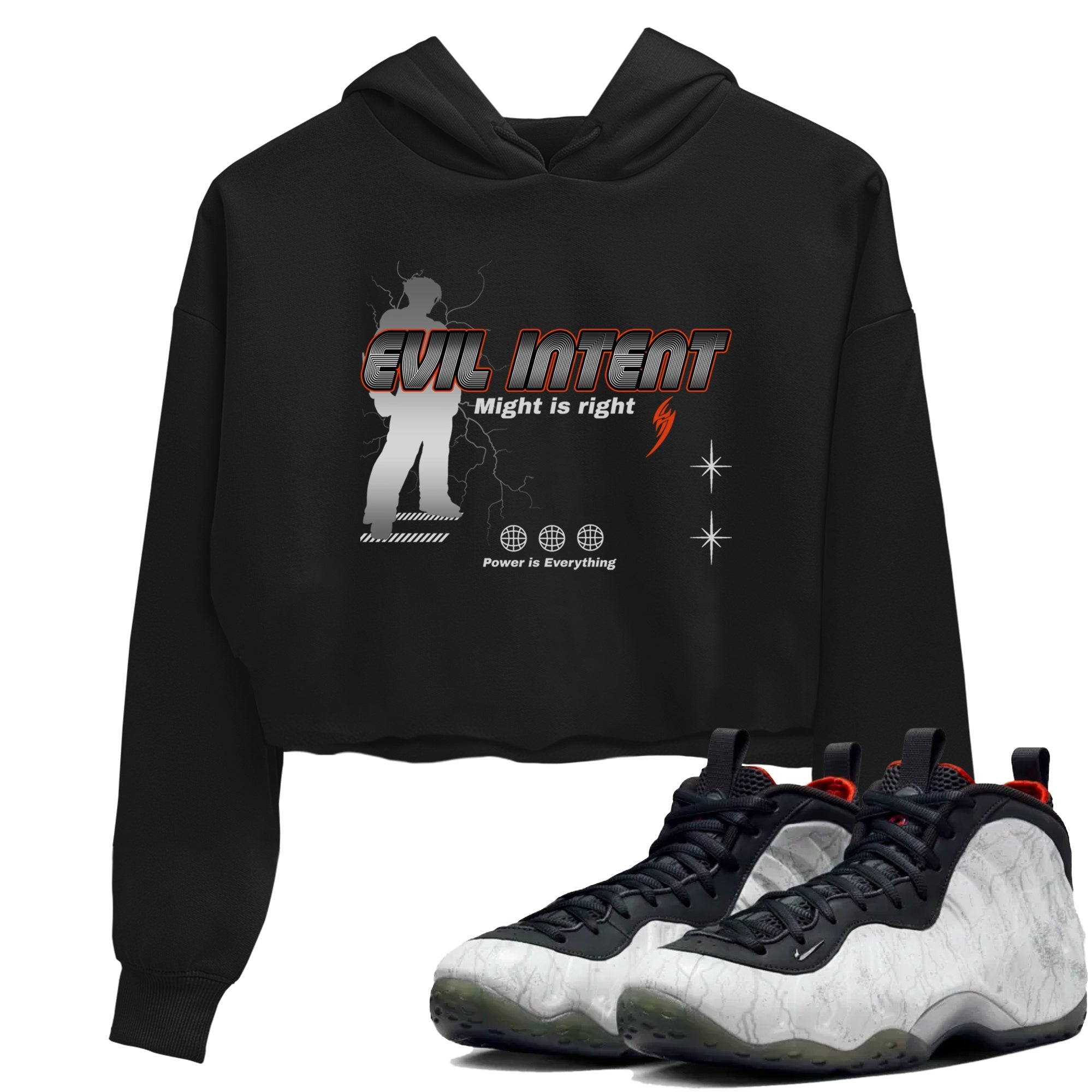 Power Is Everything snkmatch Women's Top - Air Foamposite One Jin