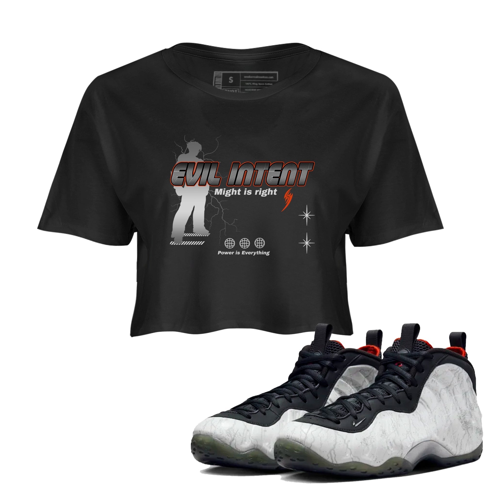 Power Is Everything snkmatch Women's Top - Air Foamposite One Jin