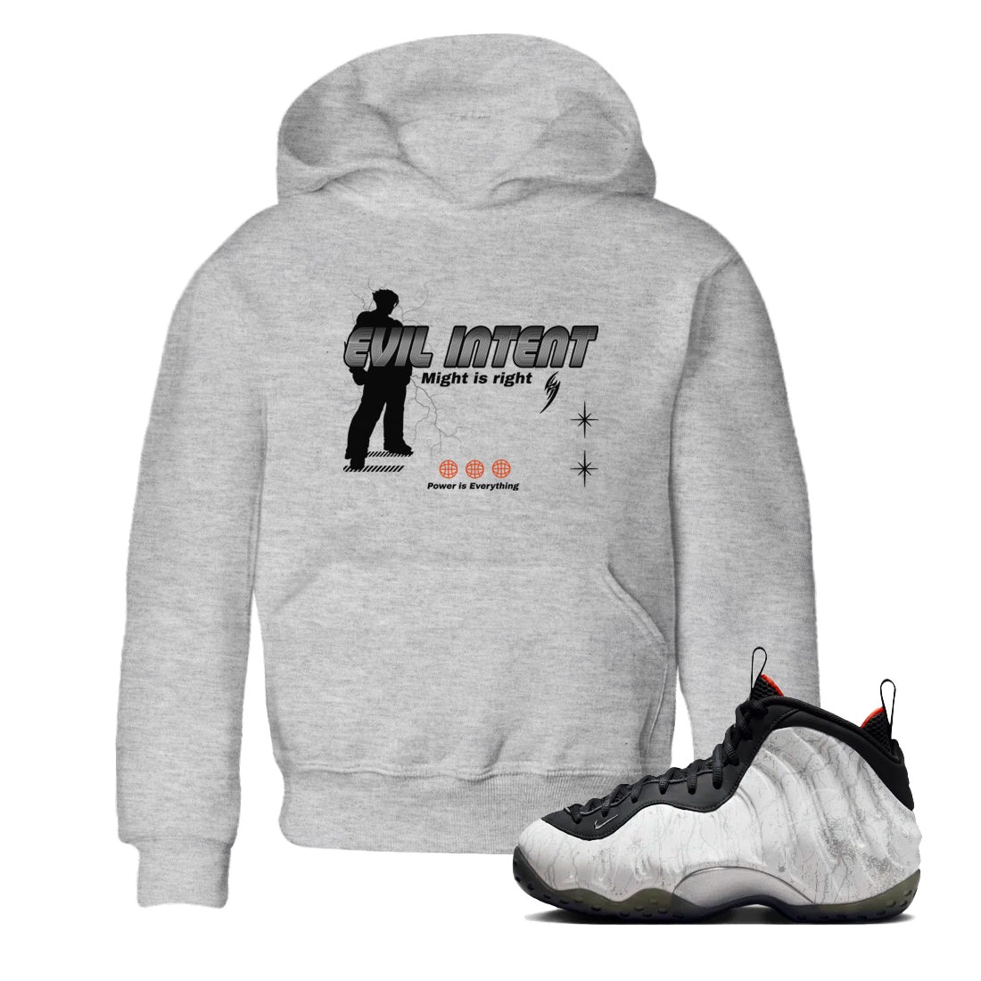 Power Is Everything snkmatch Tees Kids - Air Foamposite One Jin