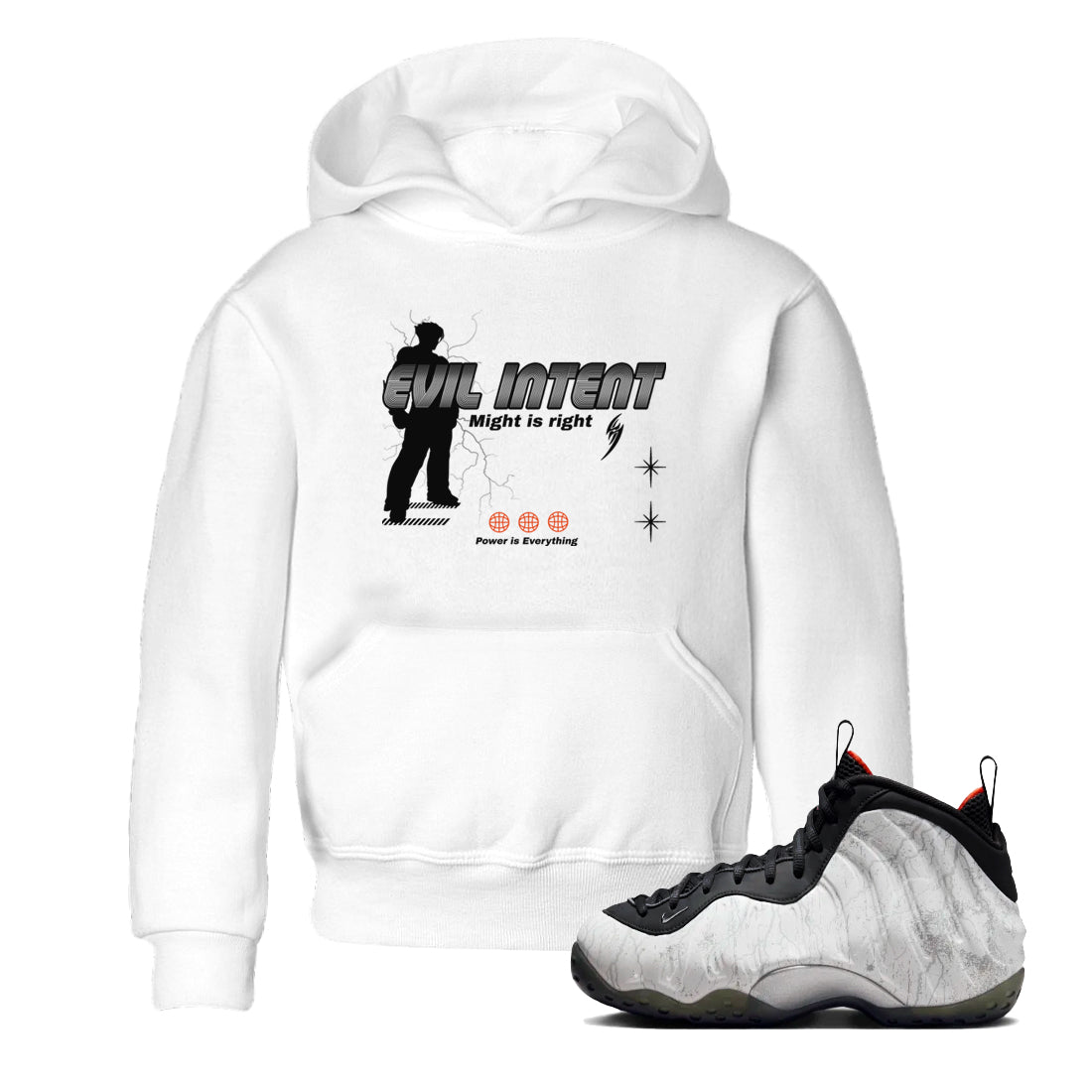Power Is Everything snkmatch Tees Kids - Air Foamposite One Jin