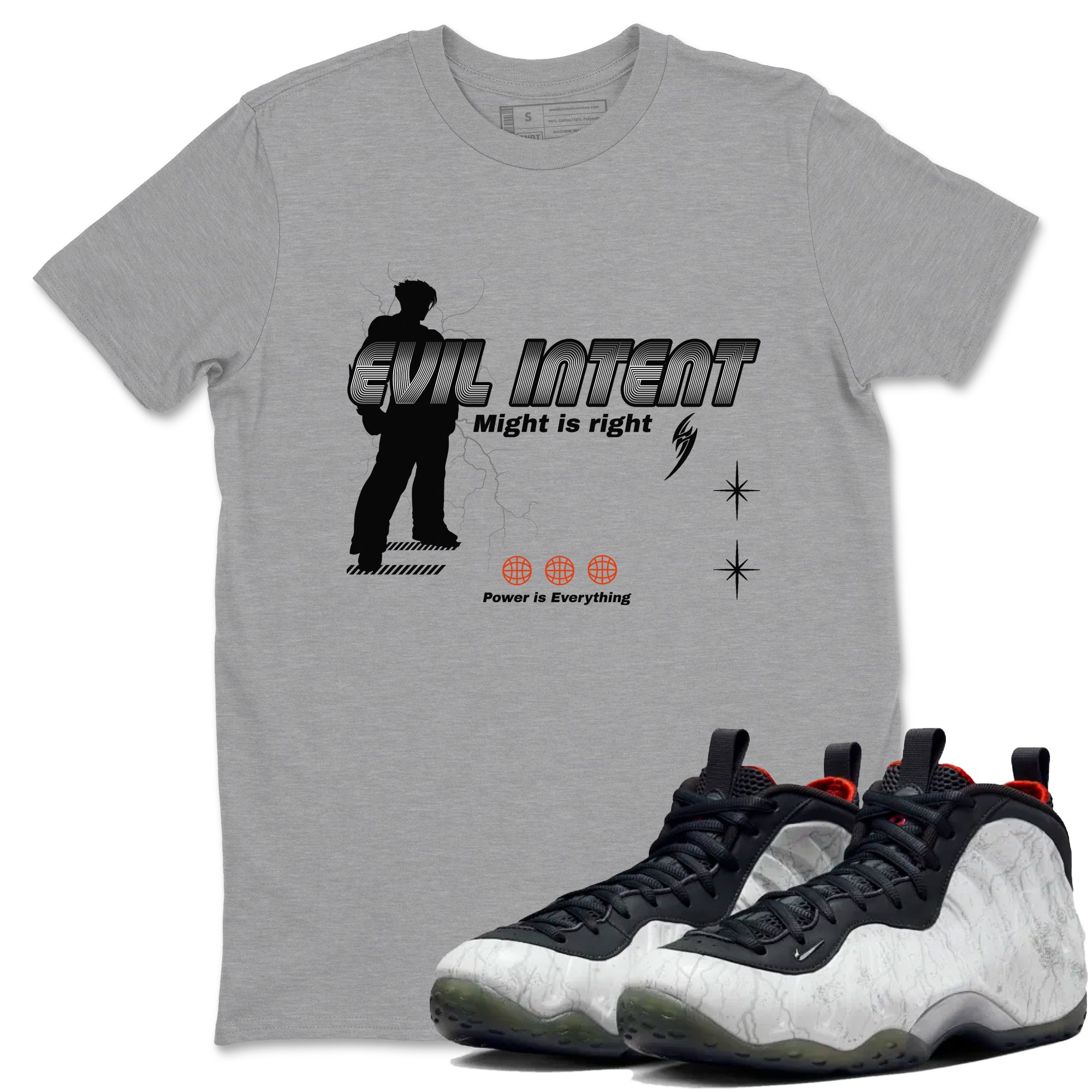 Power Is Everything snkmatch Tees - Air Foamposite One Jin
