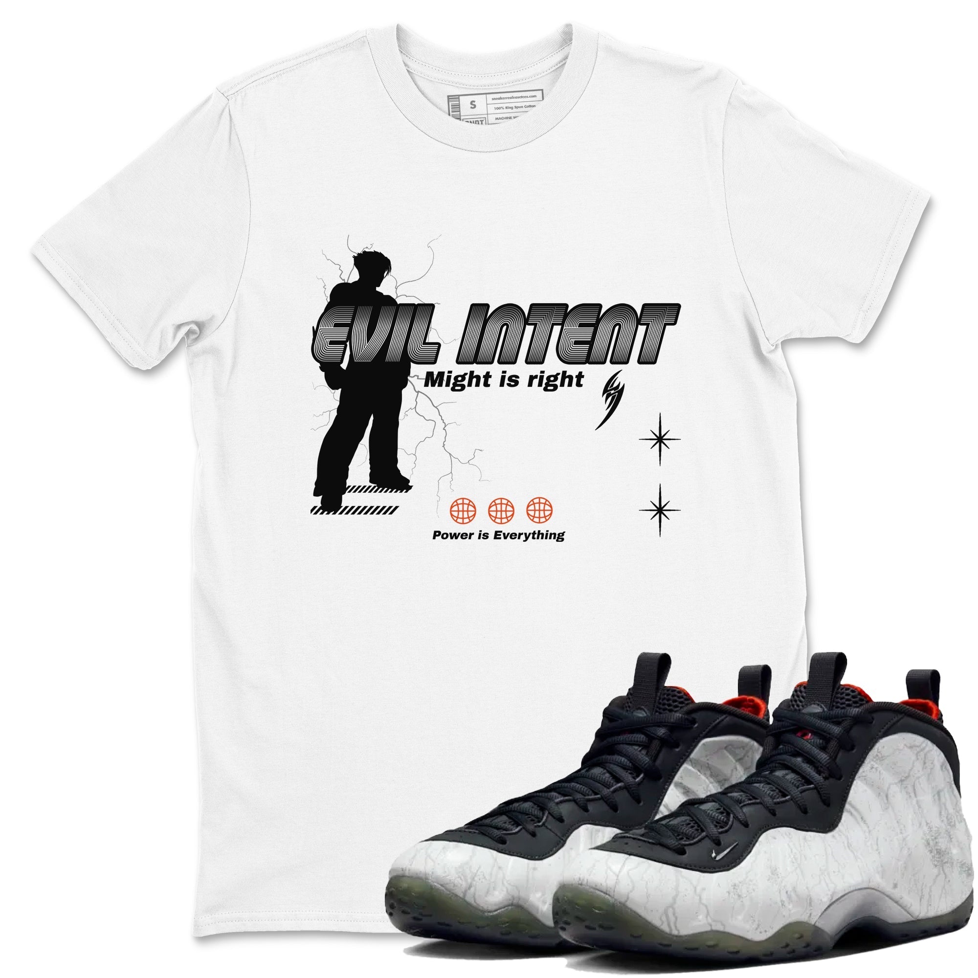 Power Is Everything snkmatch Tees - Air Foamposite One Jin