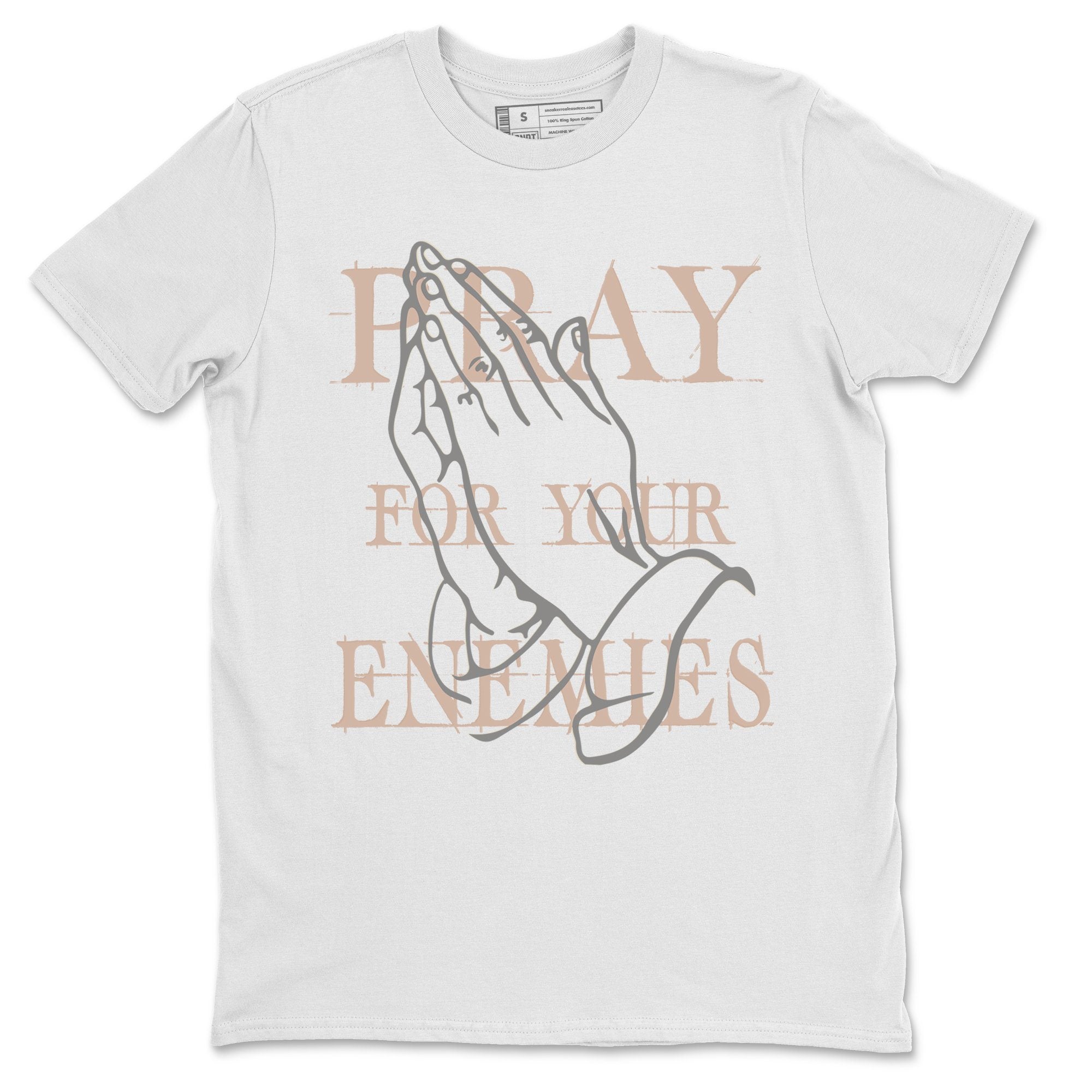 Pray For Your Enemies Unisex Tops - Yeezy 350 Ash Pearl