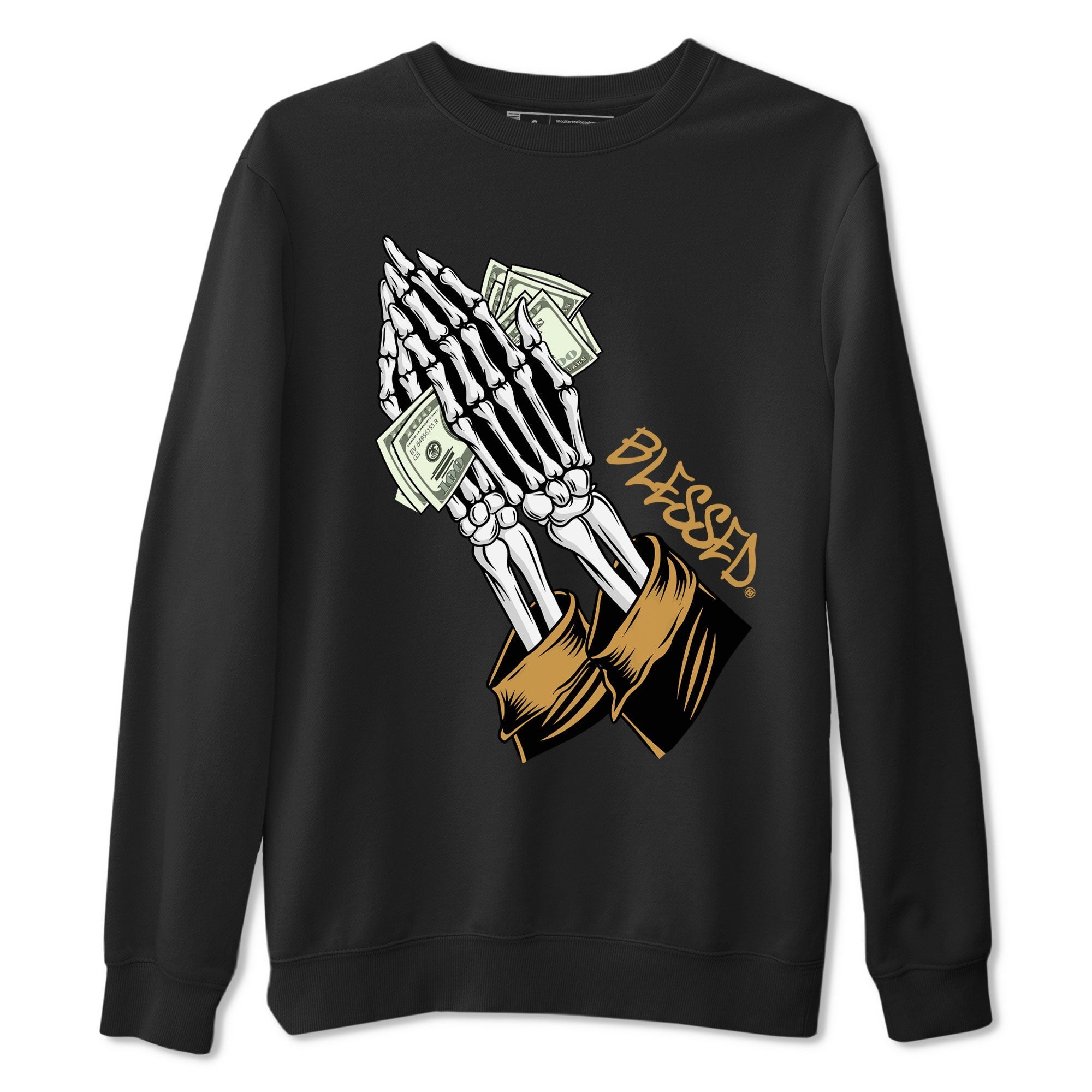 Praying Skeleton snkmatch Tee - Air Jordan 13 Wheat