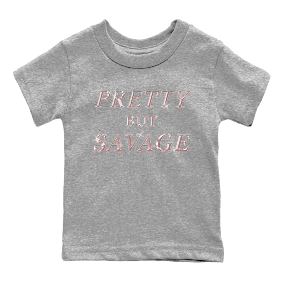 Pretty But Savage Kids Tops - Air Jordan 1 Washed Pink