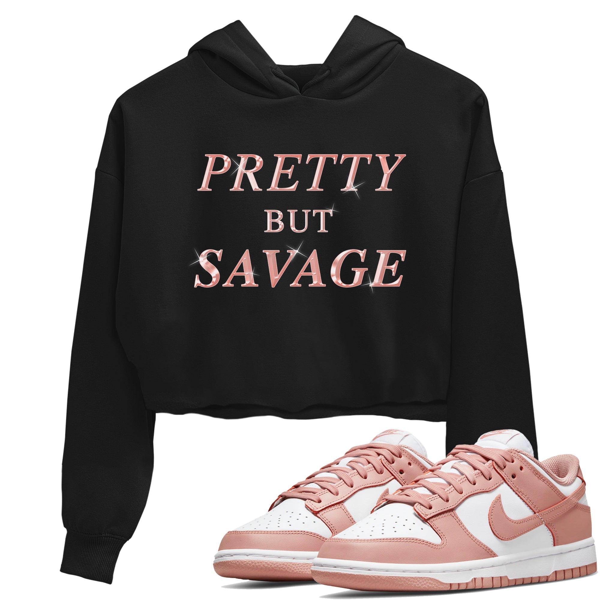 Pretty But Savage snkmatch Women's Top - Dunk Rose Whisper