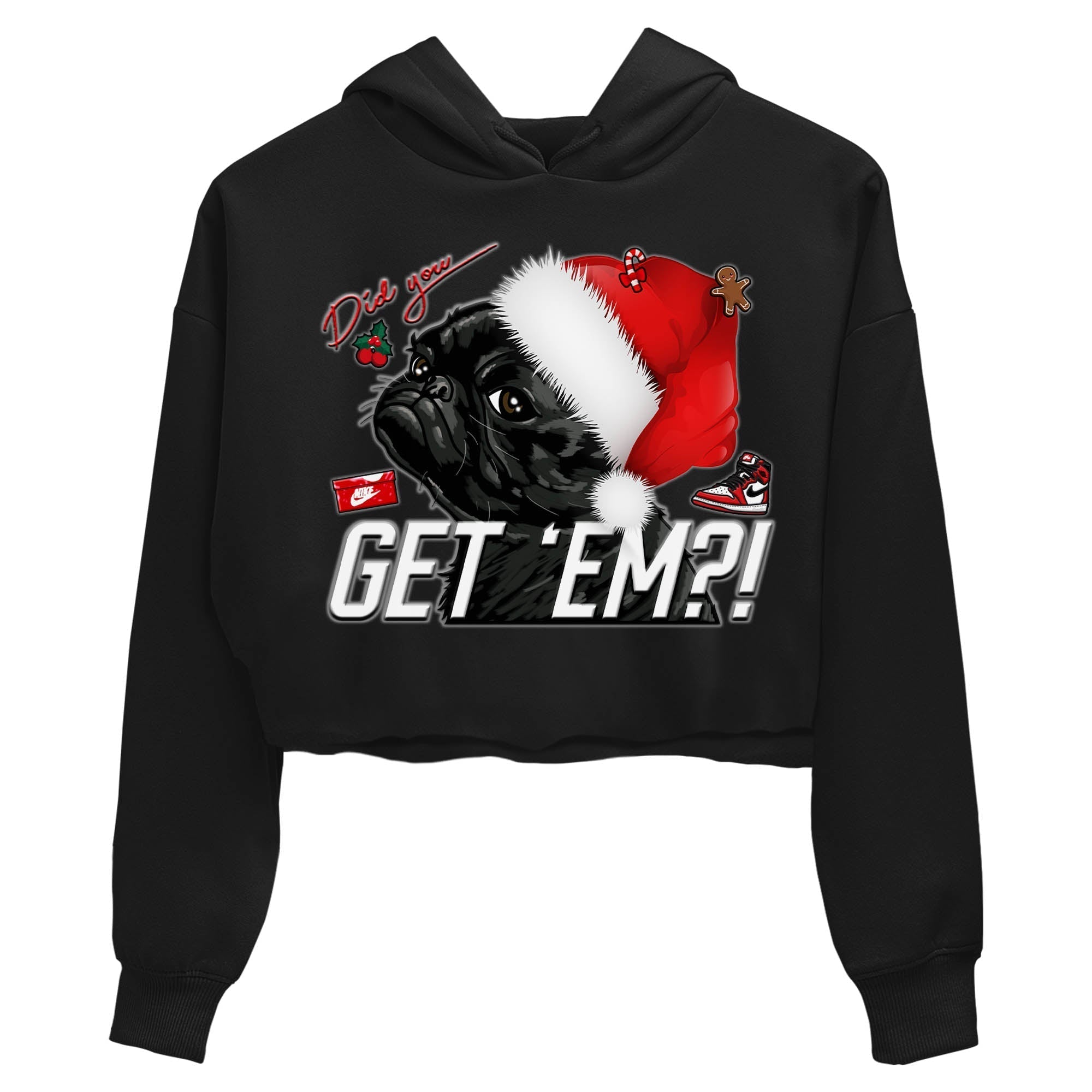 Pug Get Em Women's Tops - Air Jordan 1 Lost & Found