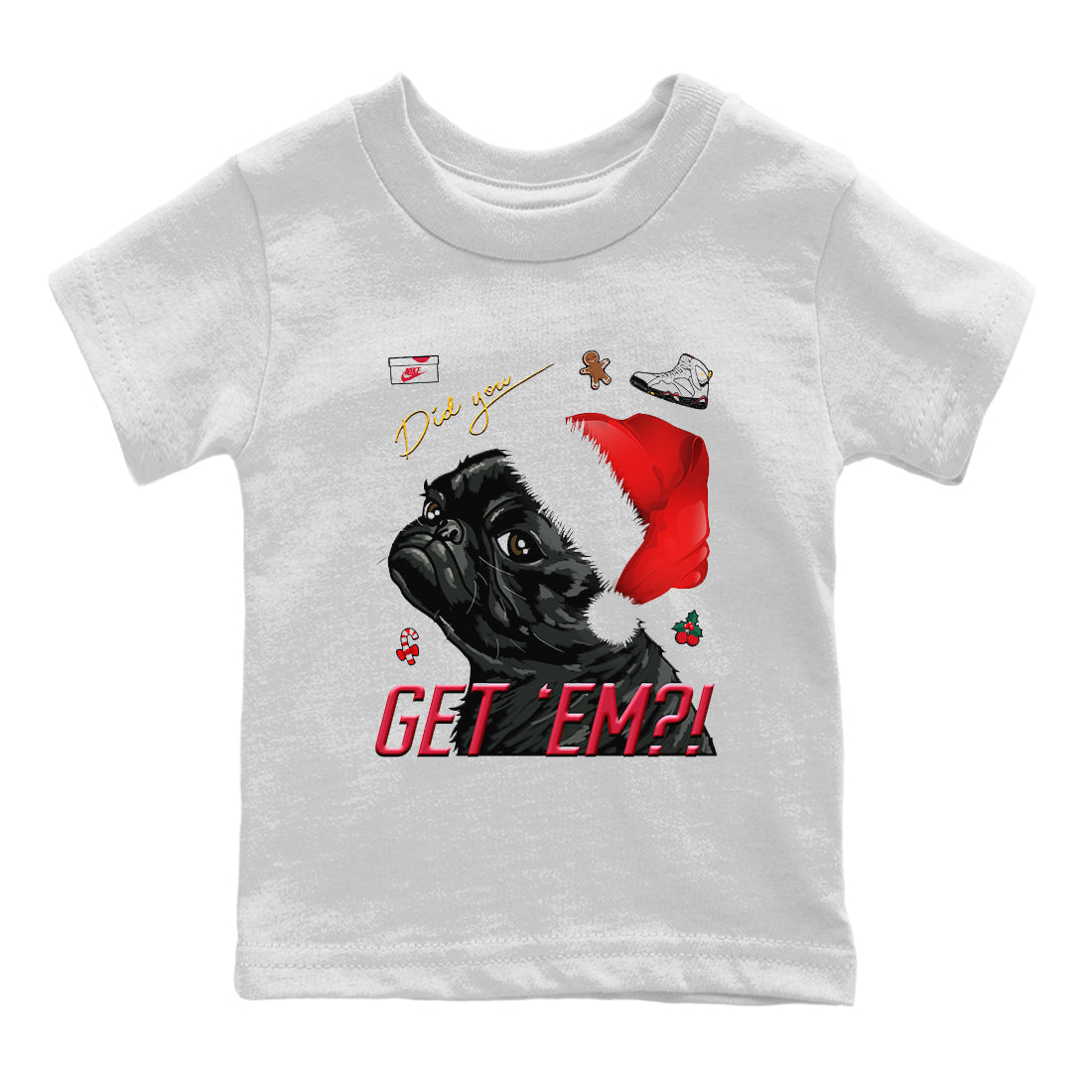 Pug Get Em Kids Tops - Air Jordan 7 Cardinal